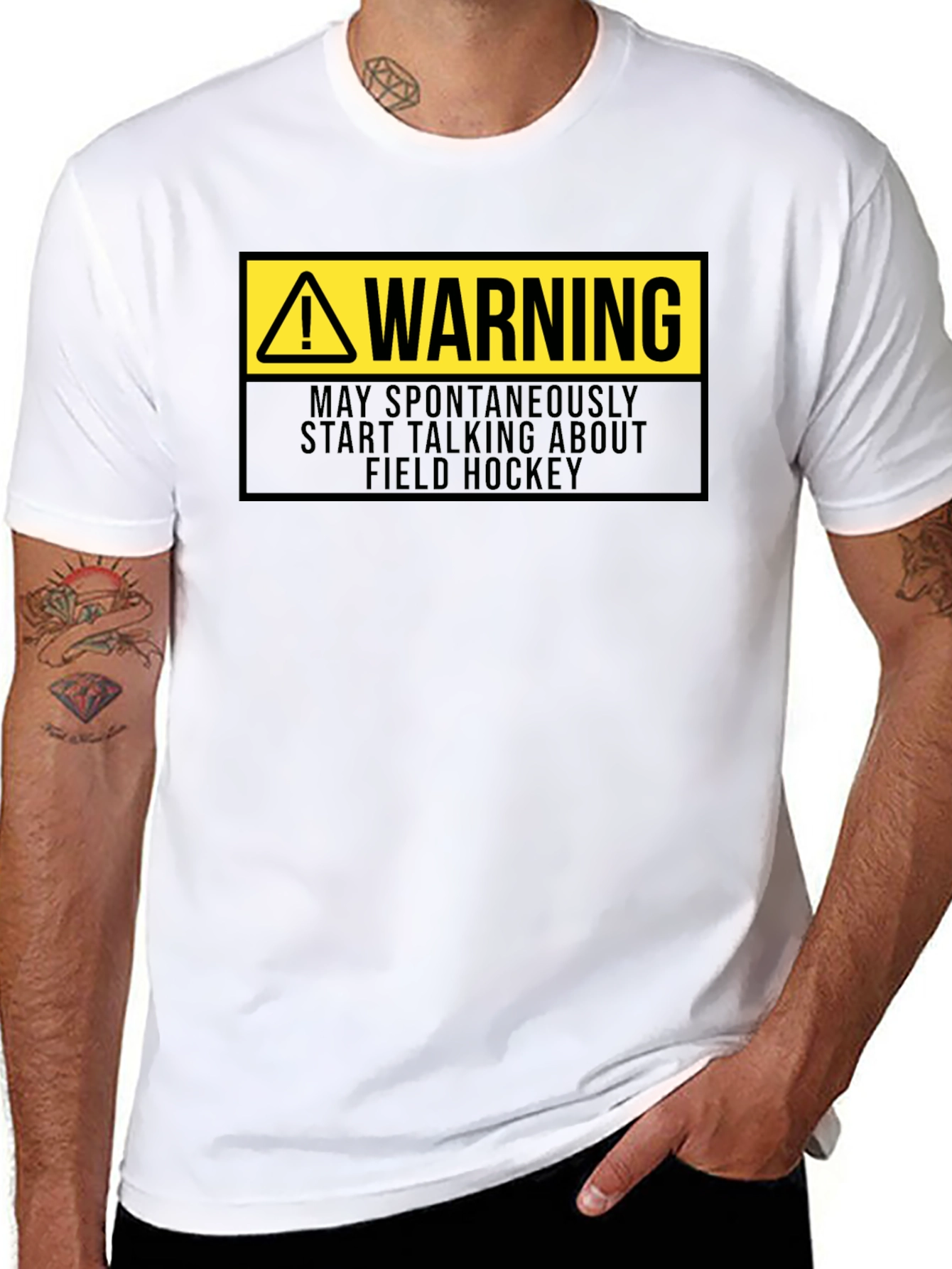 Warning Field Hockey T-Shirt