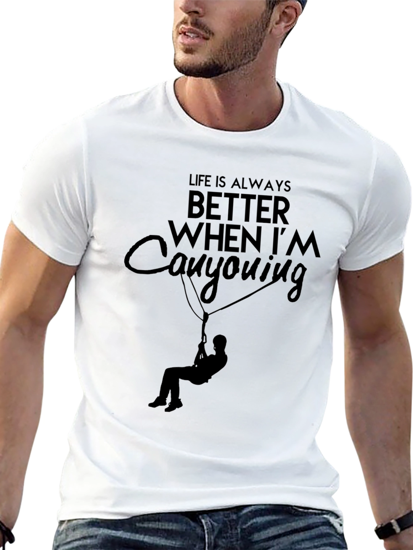 Canyoning Adventure T-Shirt - Life Is Always Better!