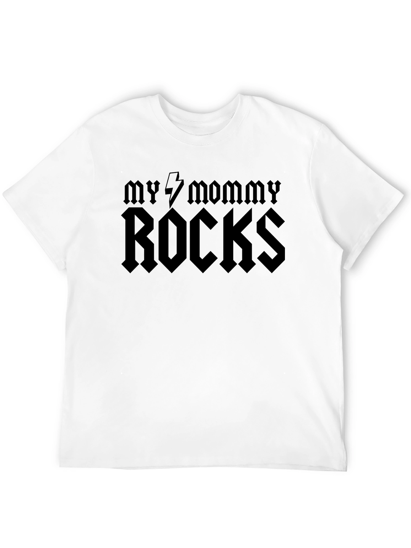 My Mommy Rocks T-Shirt - Black