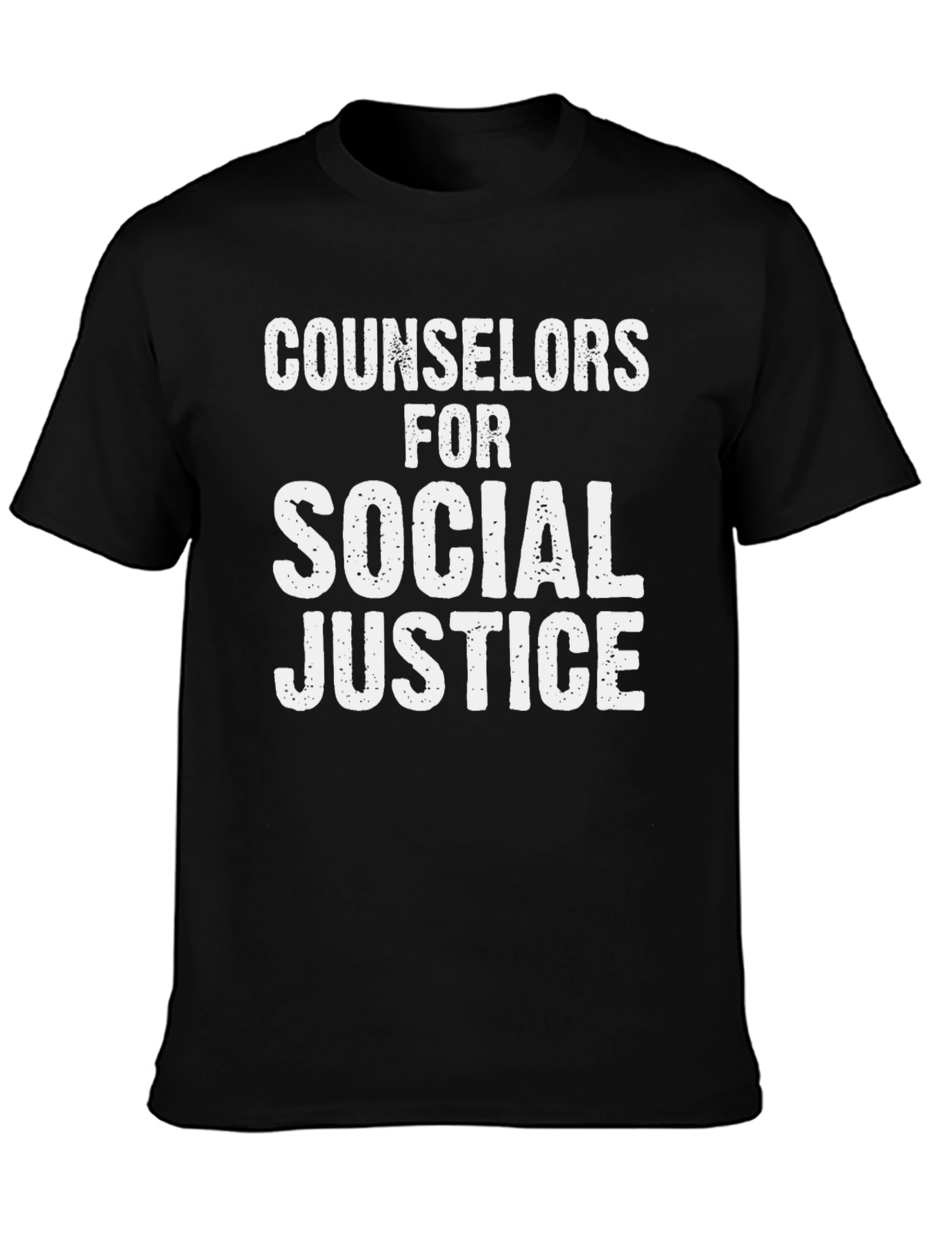 Counselors for Social Justice Black T-Shirt