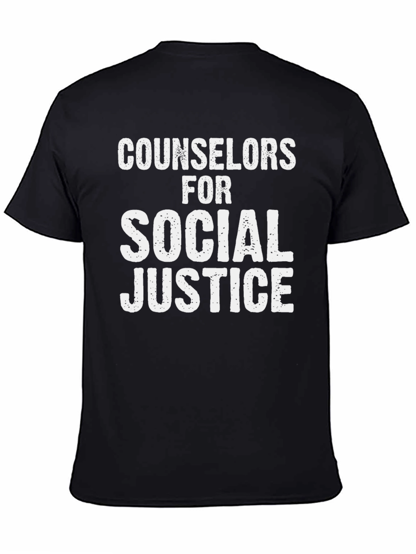Counselors for Social Justice Black T-Shirt