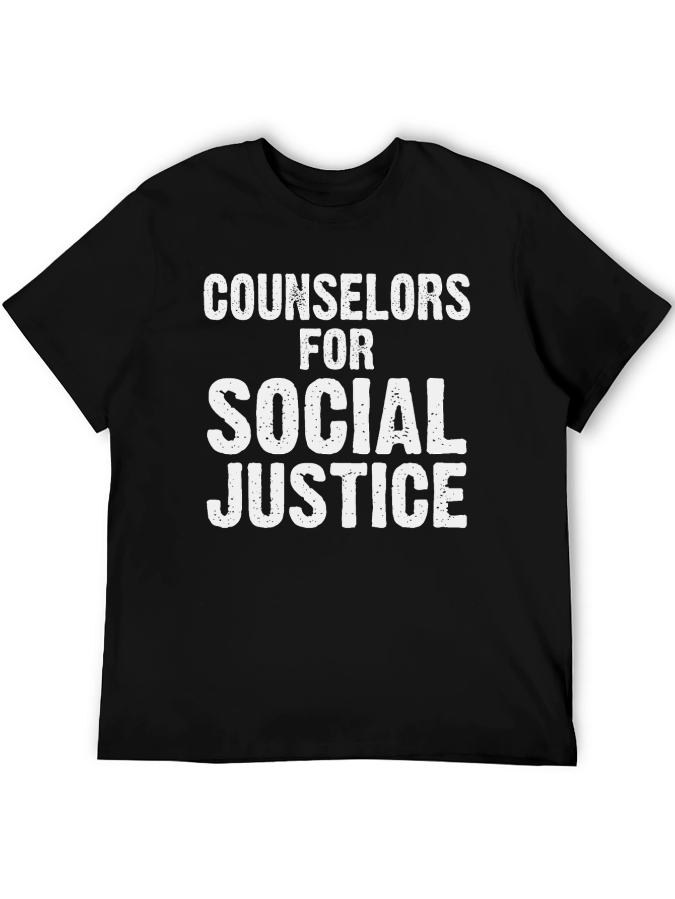 Counselors for Social Justice Black T-Shirt