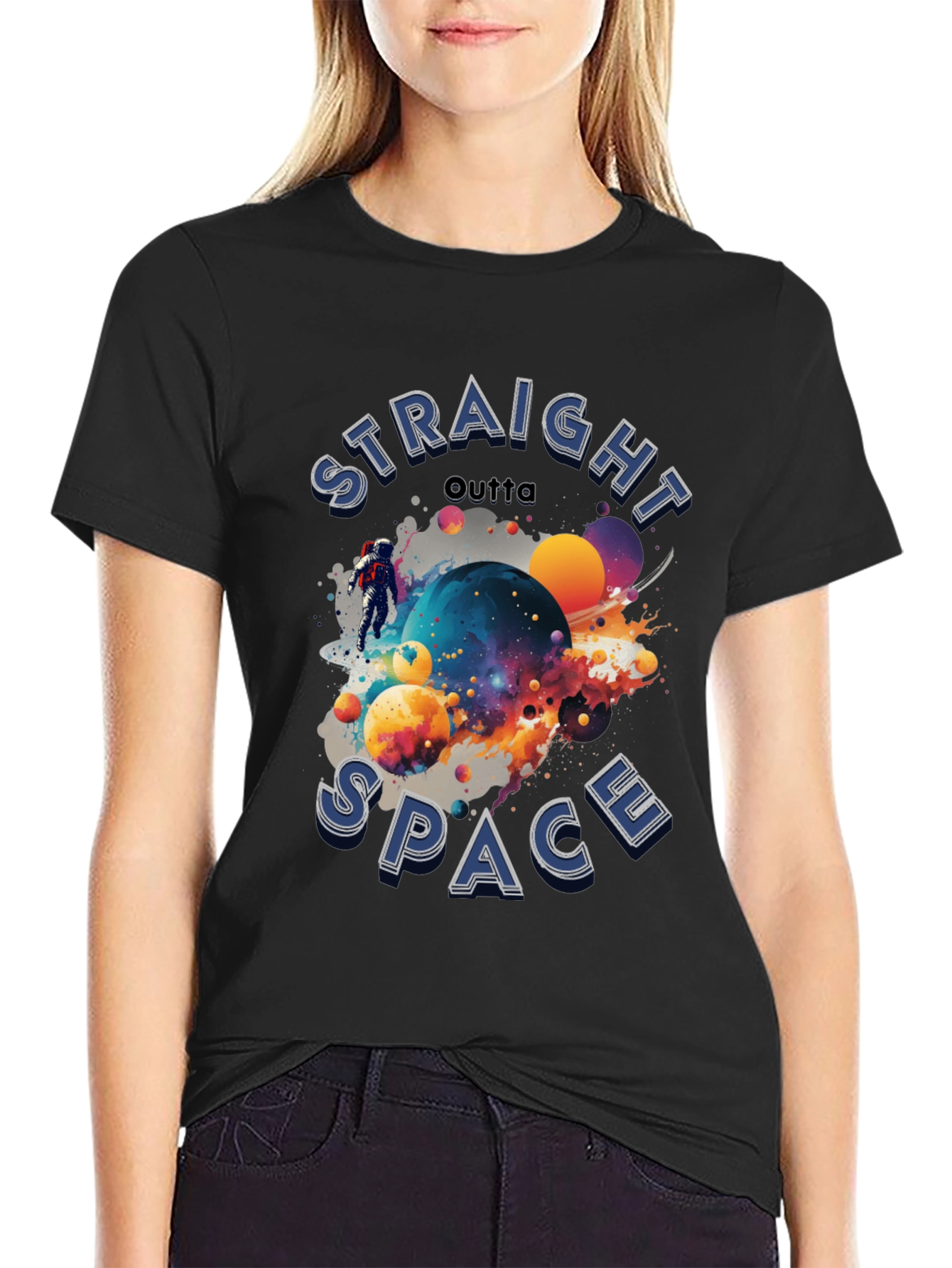 Straight Outta Space Graphic T-Shirt