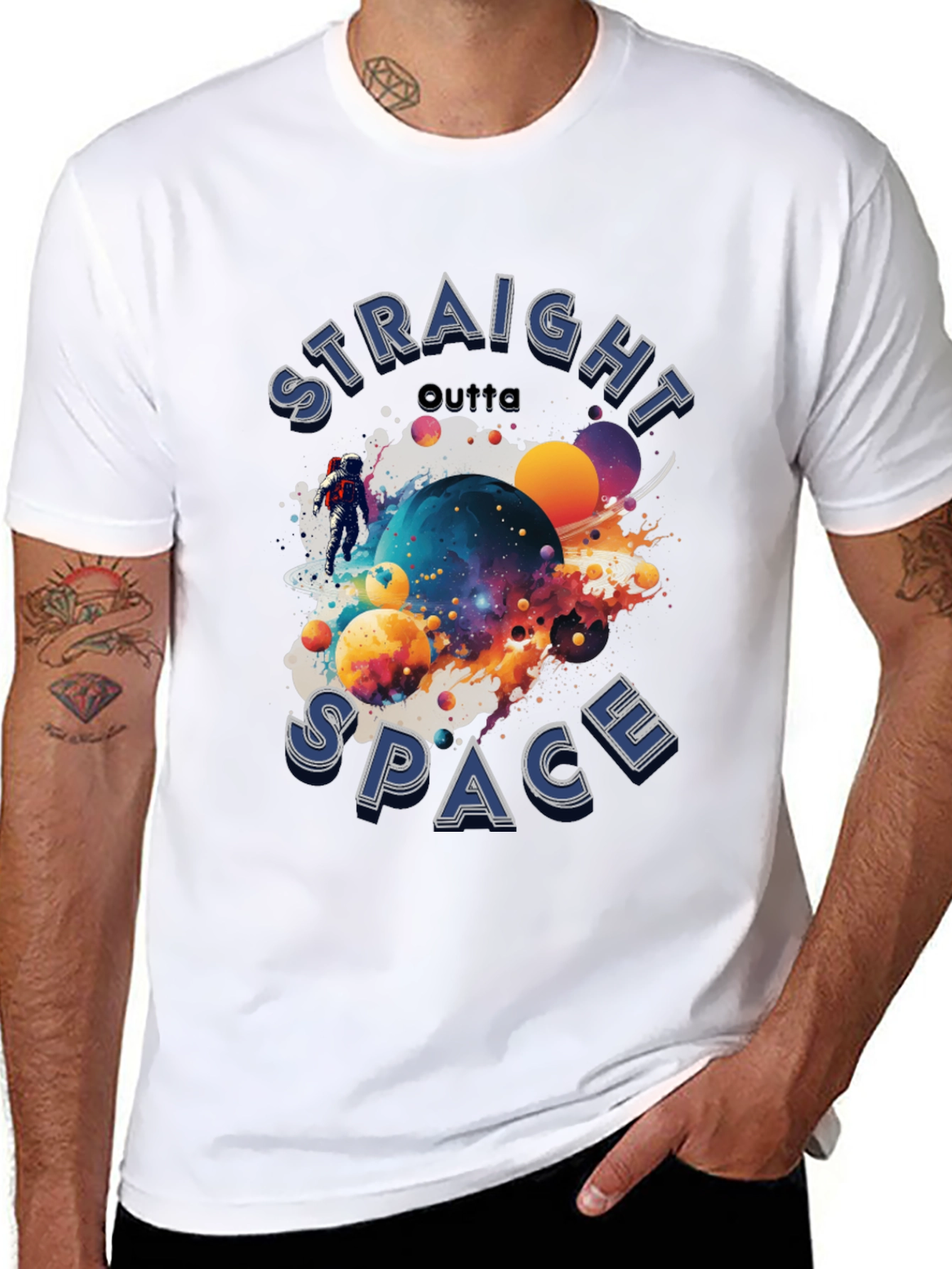 Straight Outta Space Graphic T-Shirt