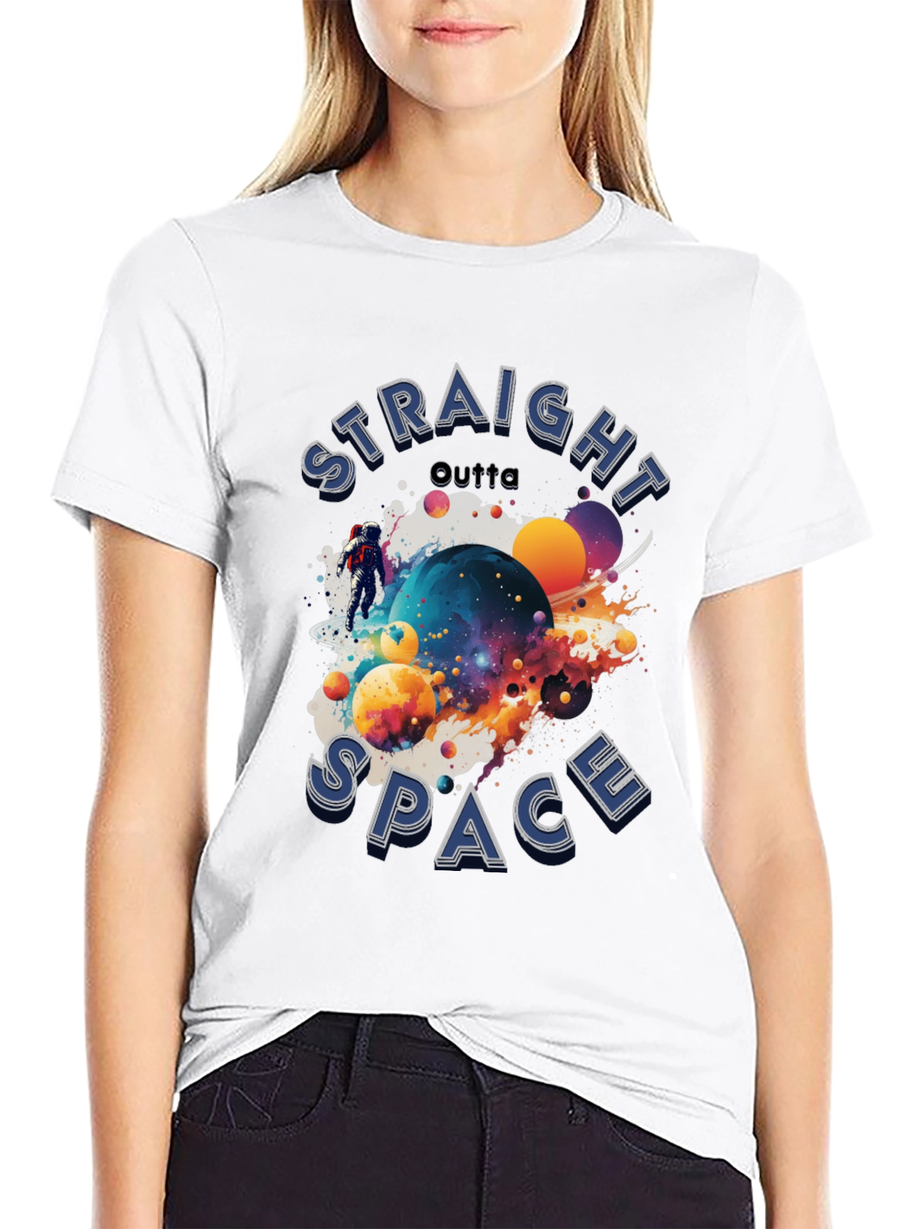 Straight Outta Space Graphic T-Shirt
