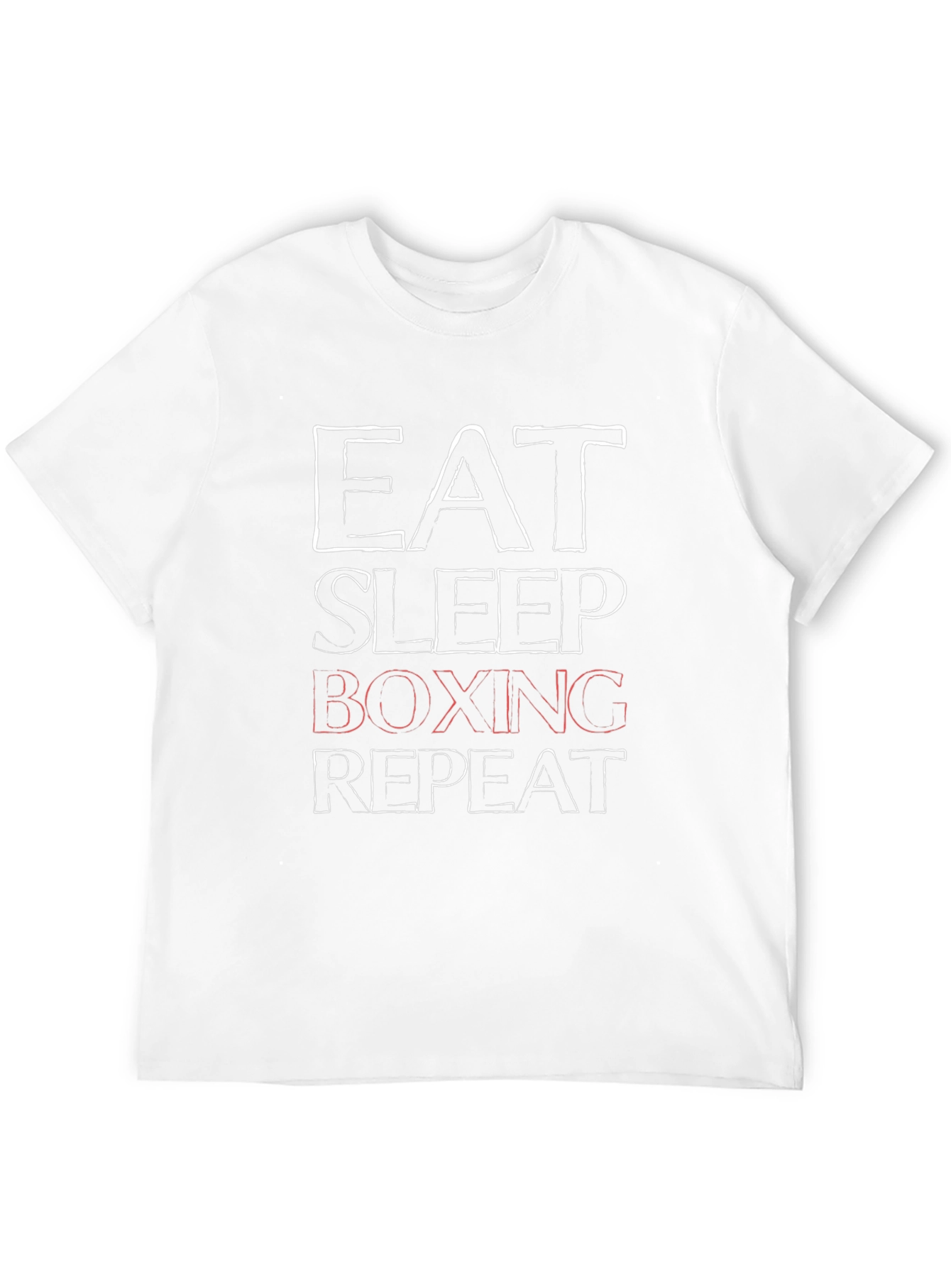Eat Sleep Boxing Repeat Black T-Shirt