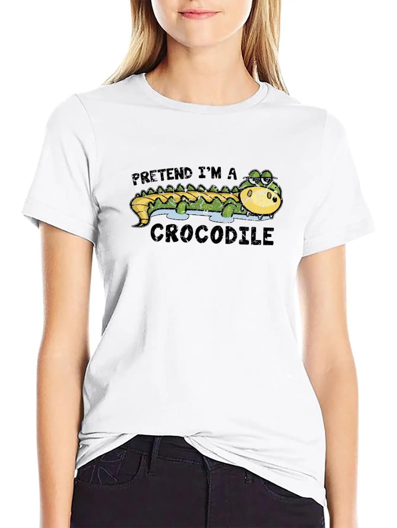 Crocodile Animal Lover Unisex Casual T-Shirt – Clean Design For Daily Comfort