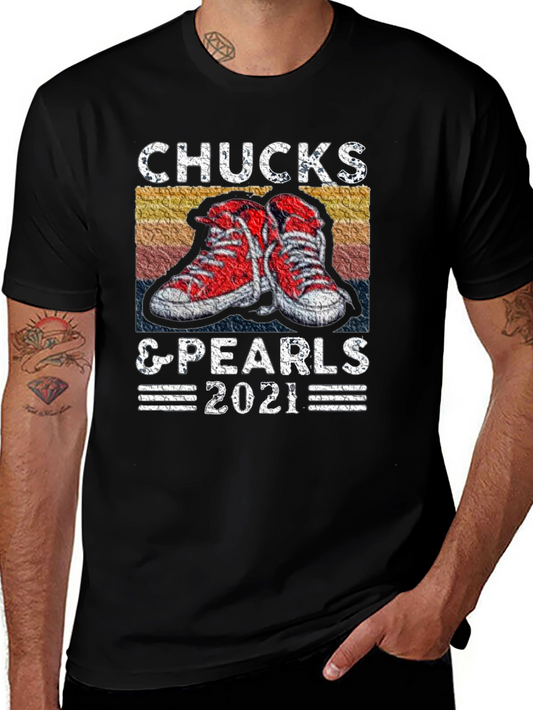 Chucks & Pearls 2021 Graphic T-Shirt