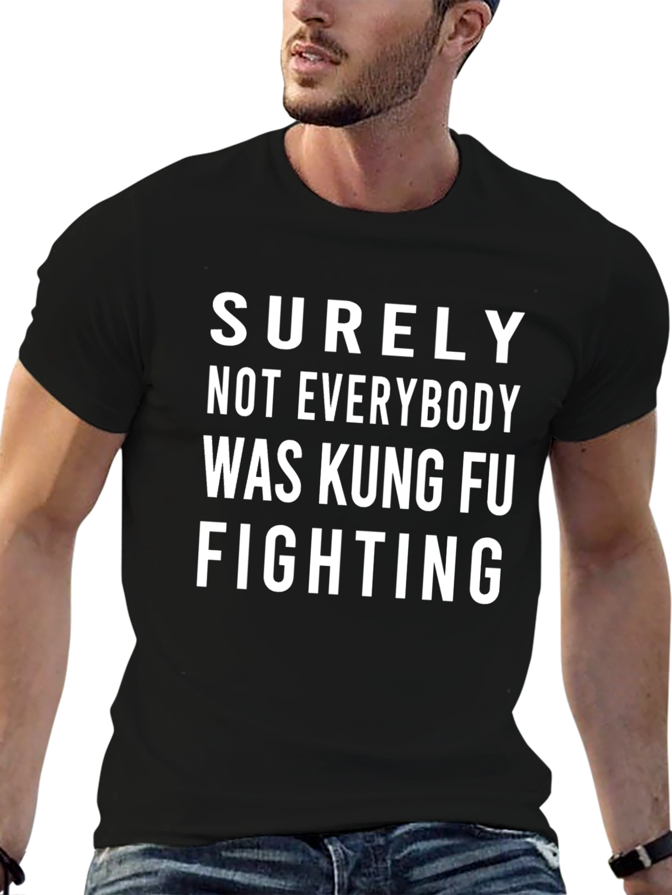 Kung Fu Fighting Graphic Tee - Retro Humor