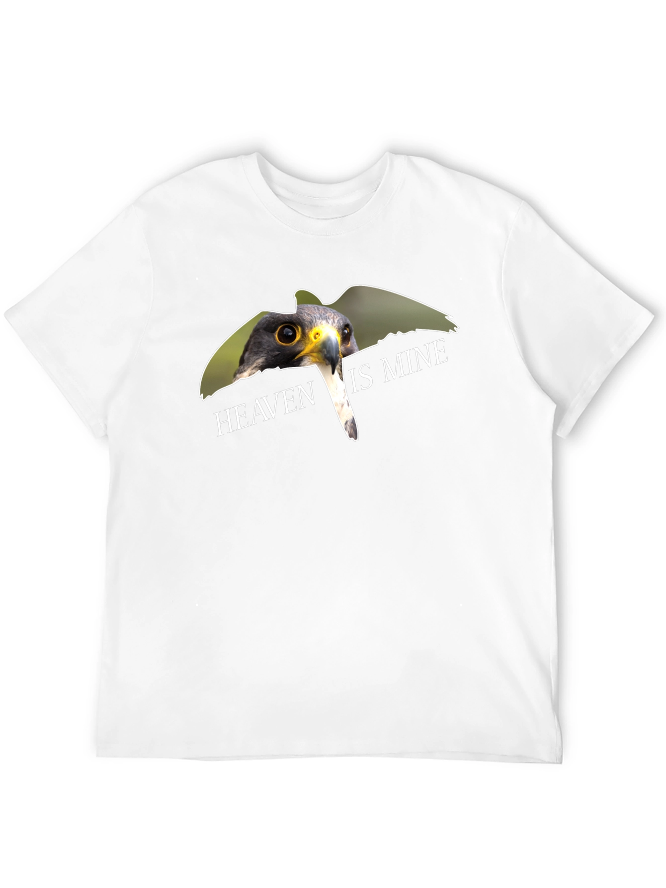 Heaven Is Mine Bird Graphic Tee - Black