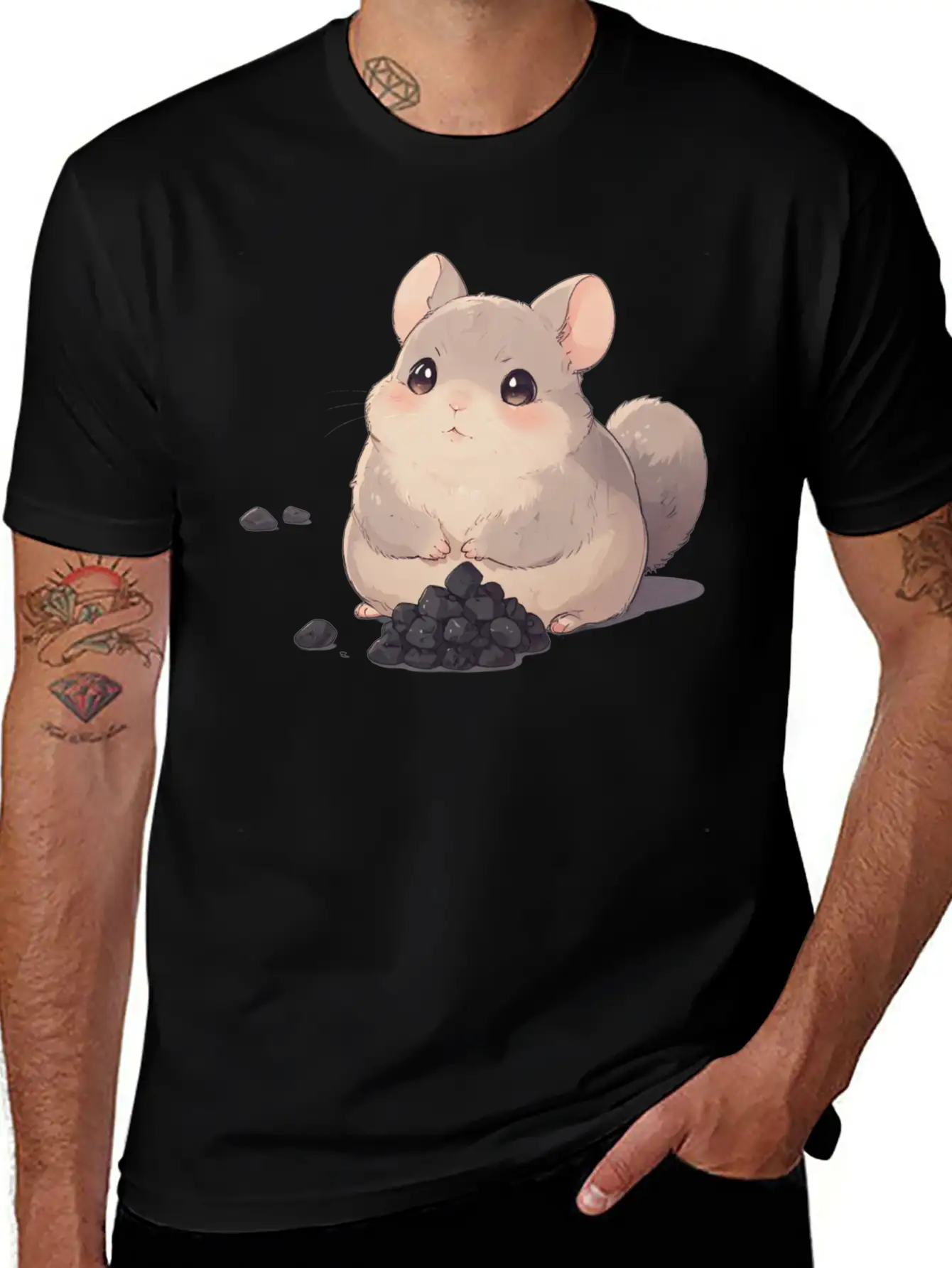 Cute Chinchilla - Cute Animals Unisex Casual T-Shirt – Clean Design For Daily Comfort