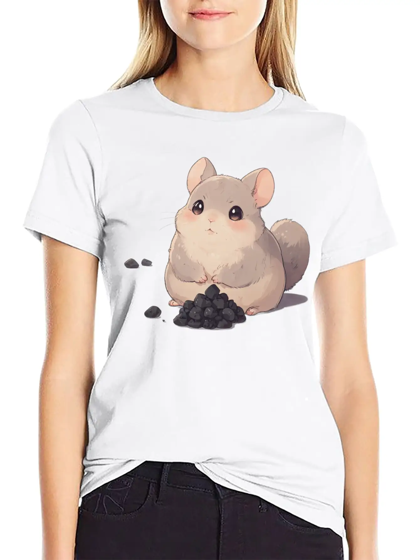 Cute Chinchilla - Cute Animals Unisex Casual T-Shirt – Clean Design For Daily Comfort