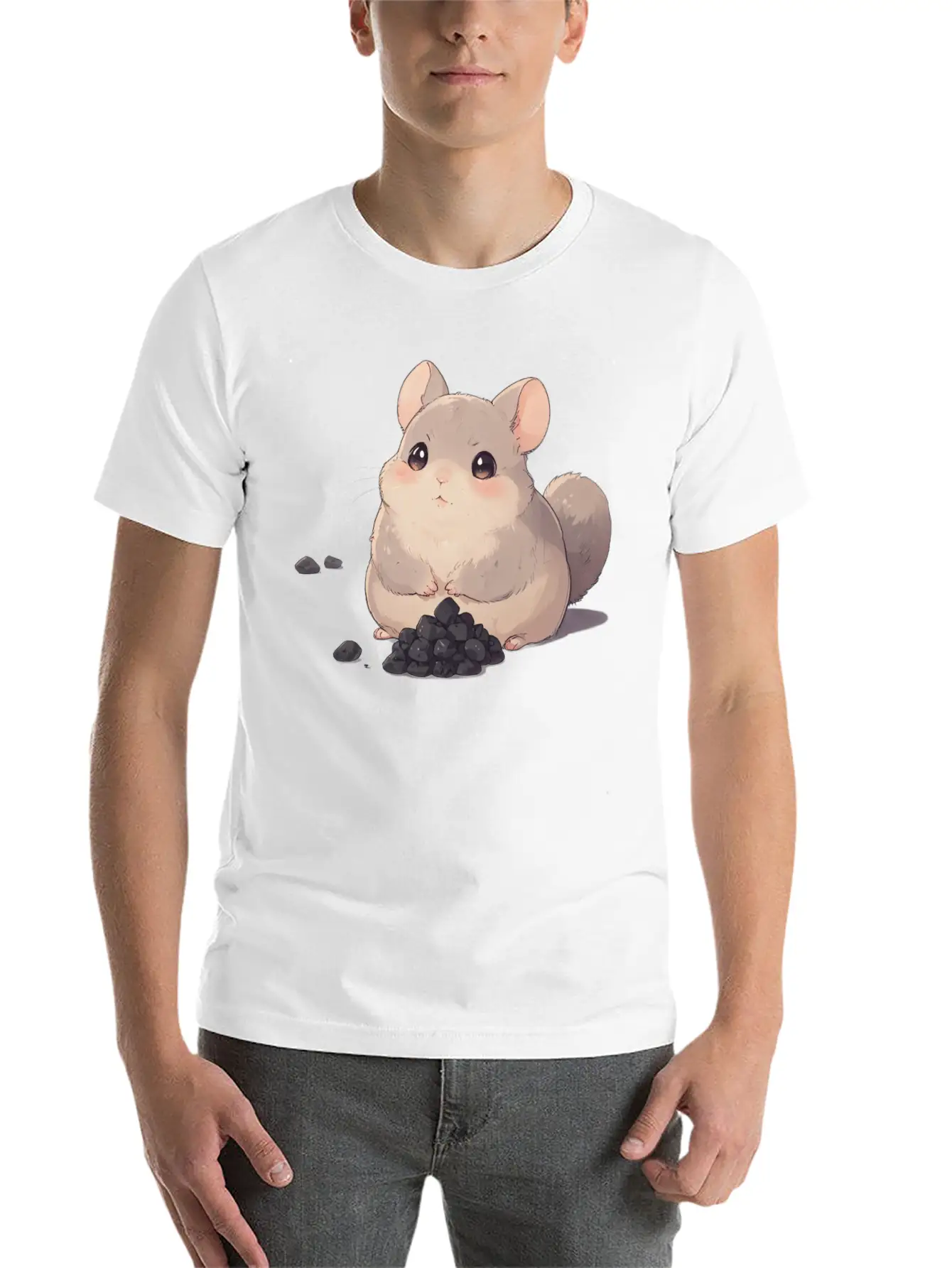 Cute Chinchilla - Cute Animals Unisex Casual T-Shirt – Clean Design For Daily Comfort