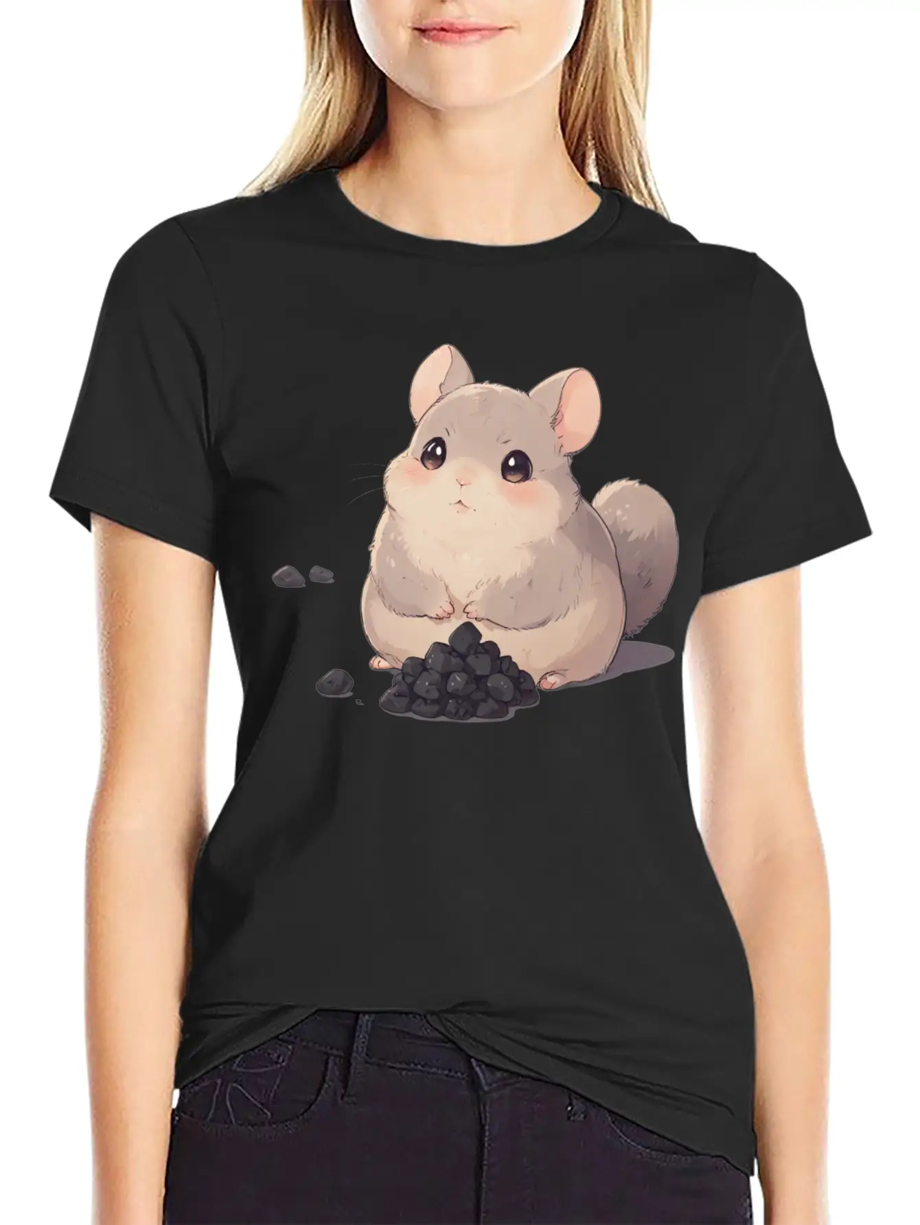 Cute Chinchilla - Cute Animals Unisex Casual T-Shirt – Clean Design For Daily Comfort