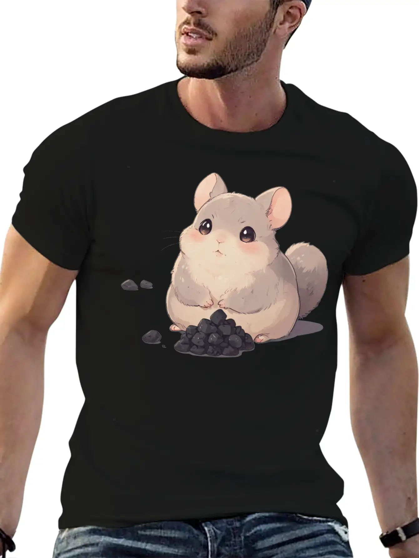 Cute Chinchilla - Cute Animals Unisex Casual T-Shirt – Clean Design For Daily Comfort