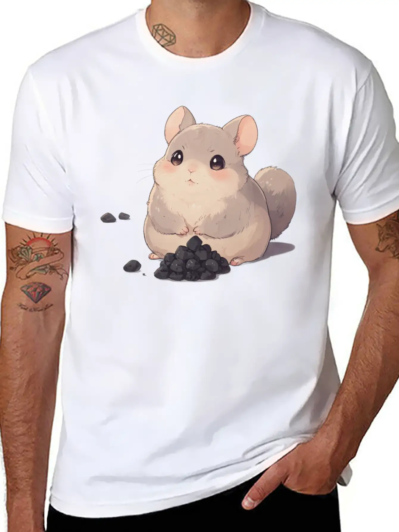 Cute Chinchilla - Cute Animals Unisex Casual T-Shirt – Clean Design For Daily Comfort