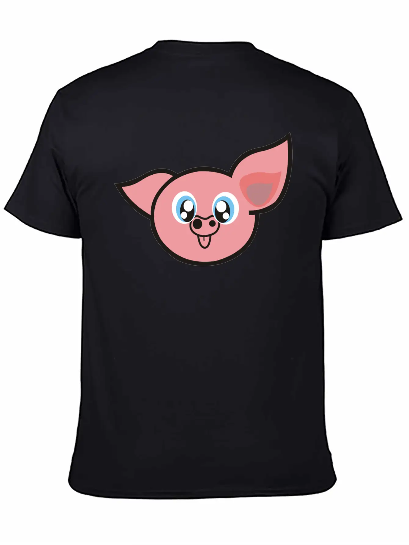 Cute Pig Unisex Casual T-Shirt – Clean Design For Daily Comfort