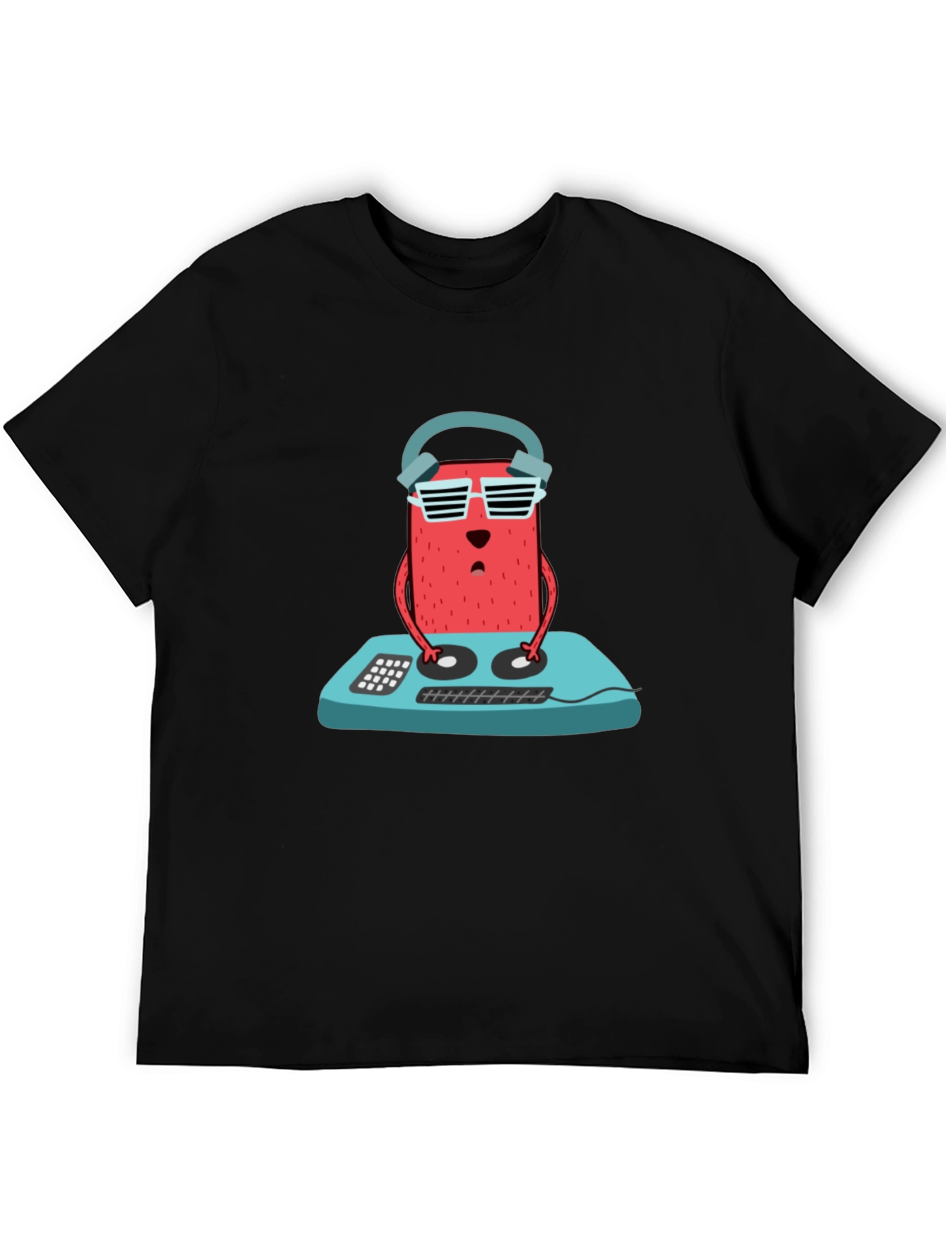 DJ Bear T-Shirt - Cool Cartoon Graphic Tee