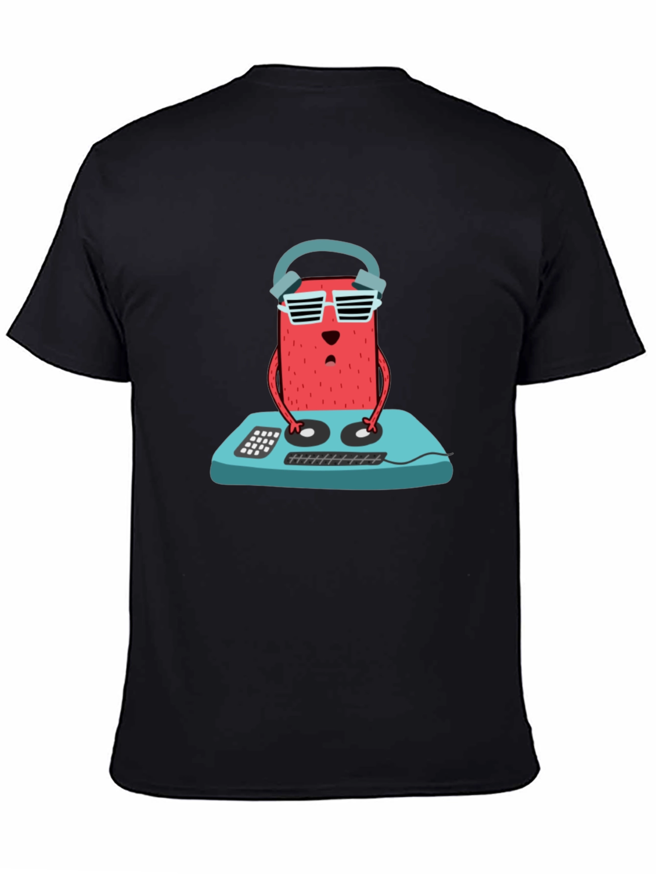 DJ Bear T-Shirt - Cool Cartoon Graphic Tee