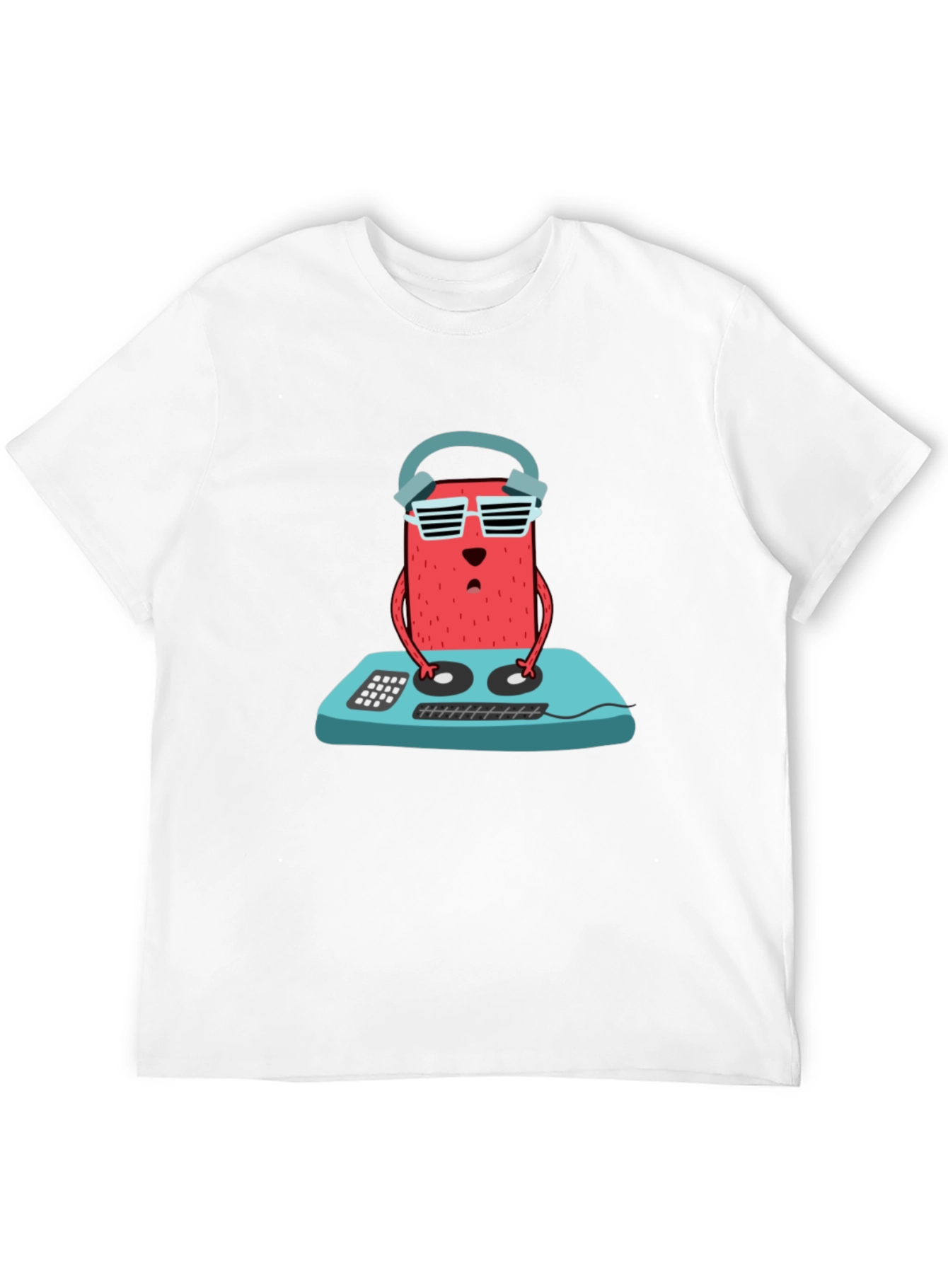 DJ Bear T-Shirt - Cool Cartoon Graphic Tee