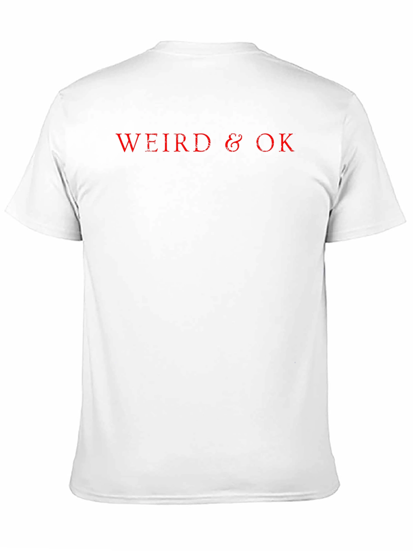 Weird & OK Black T-Shirt