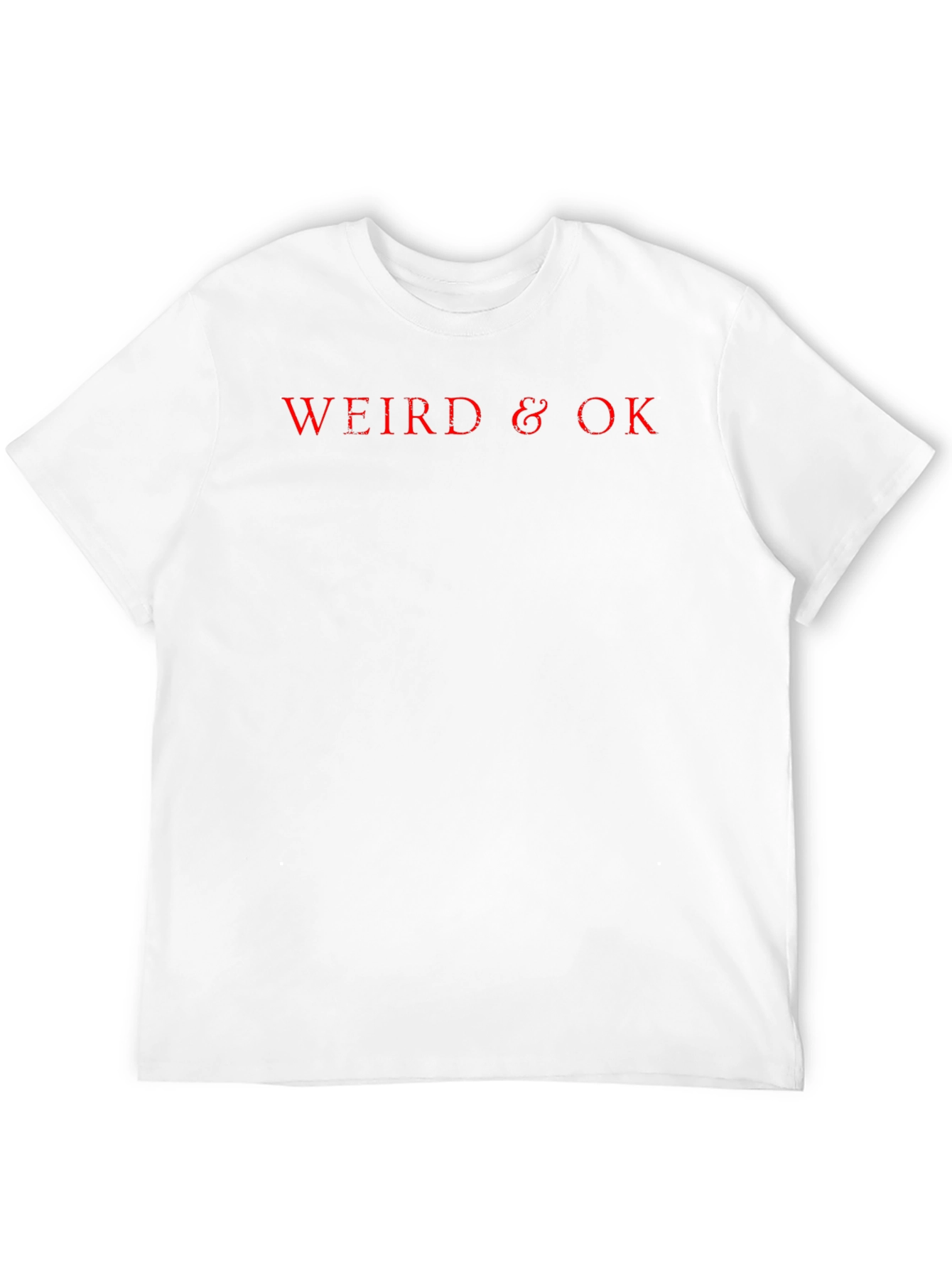 Weird & OK Black T-Shirt