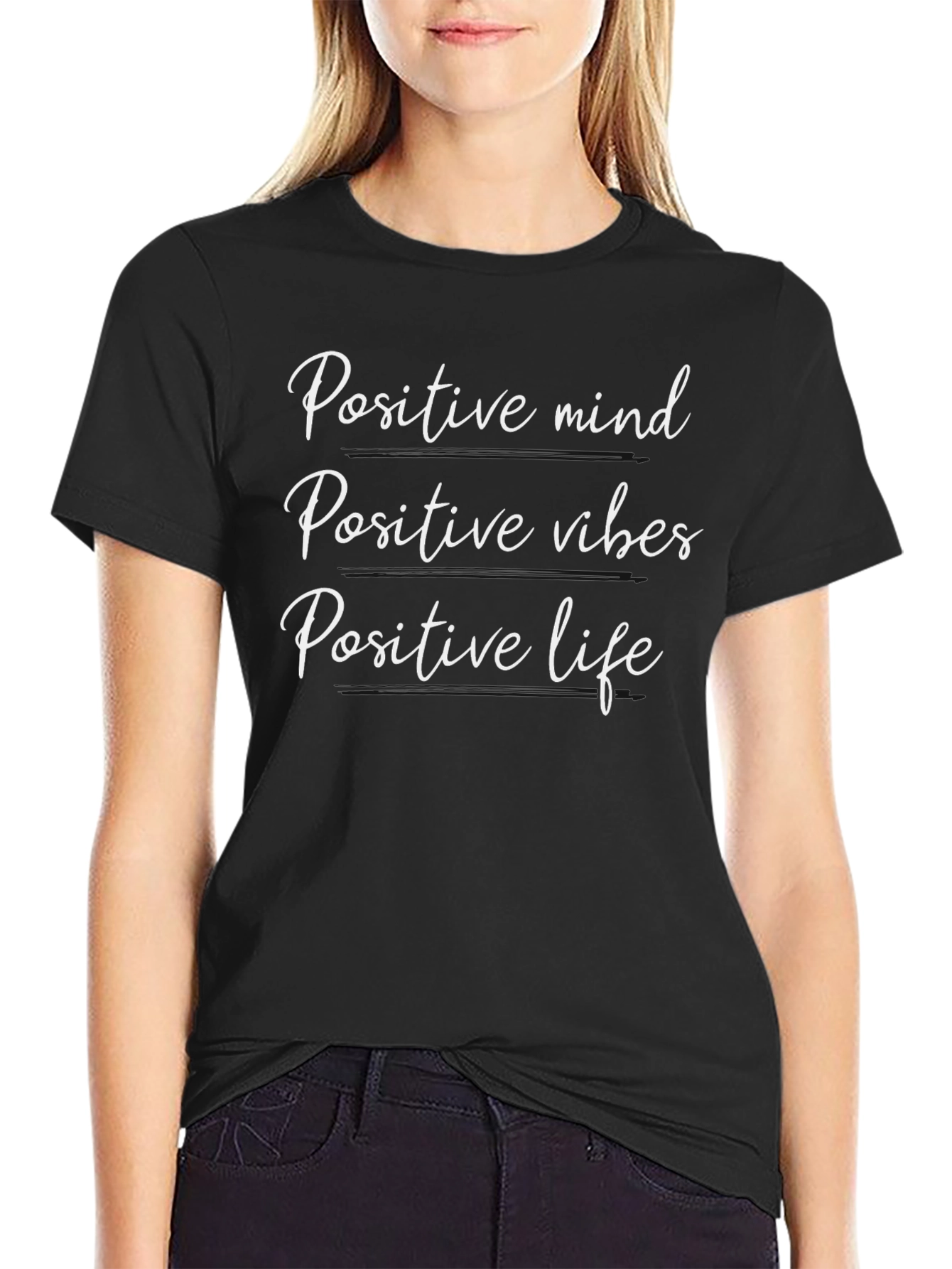Positive Mindset T-Shirt - Black