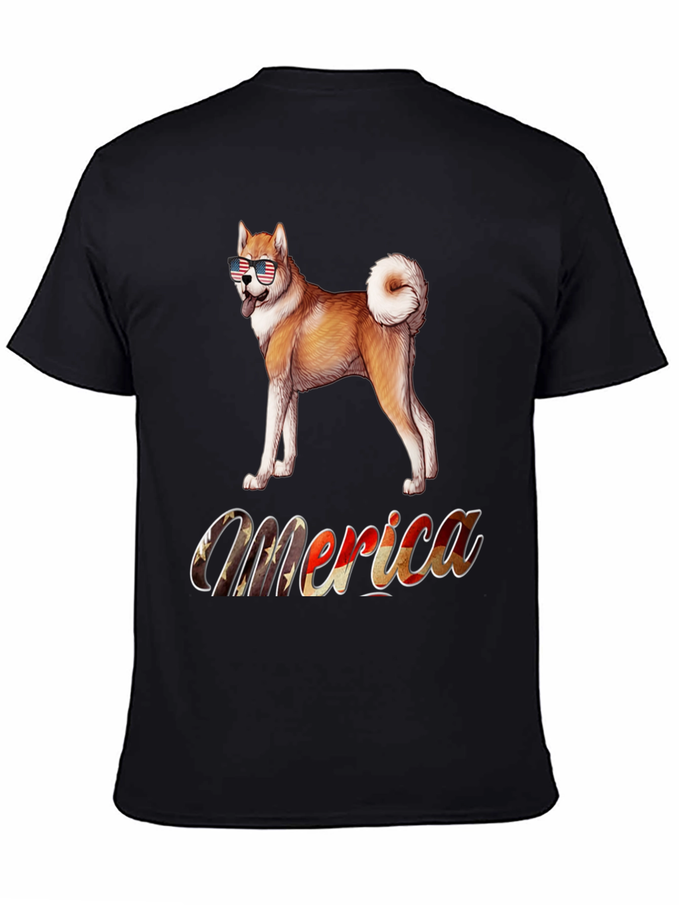 Patriotic Akita Merica T-Shirt