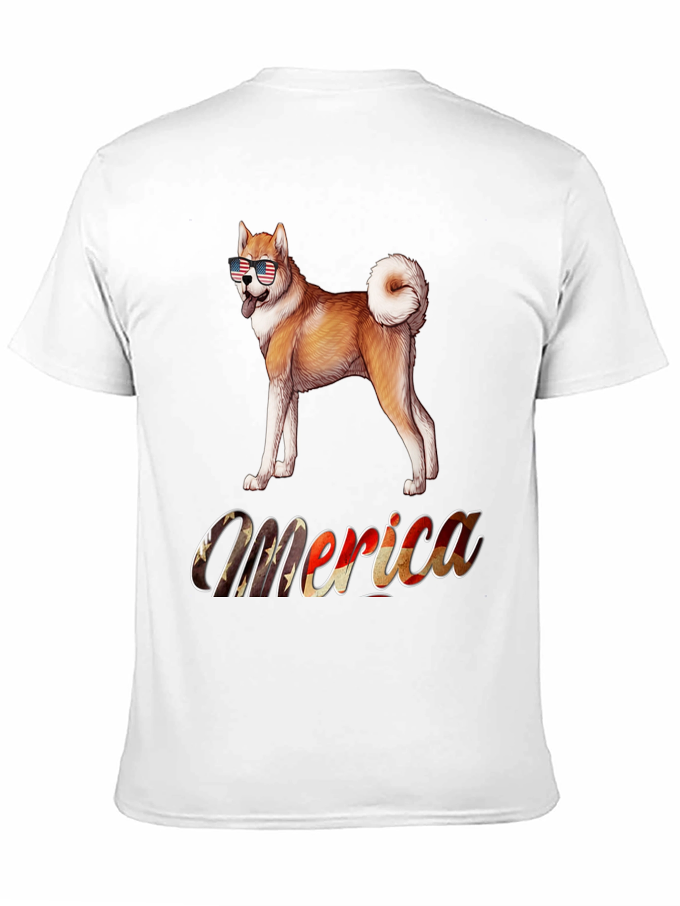 Patriotic Akita Merica T-Shirt
