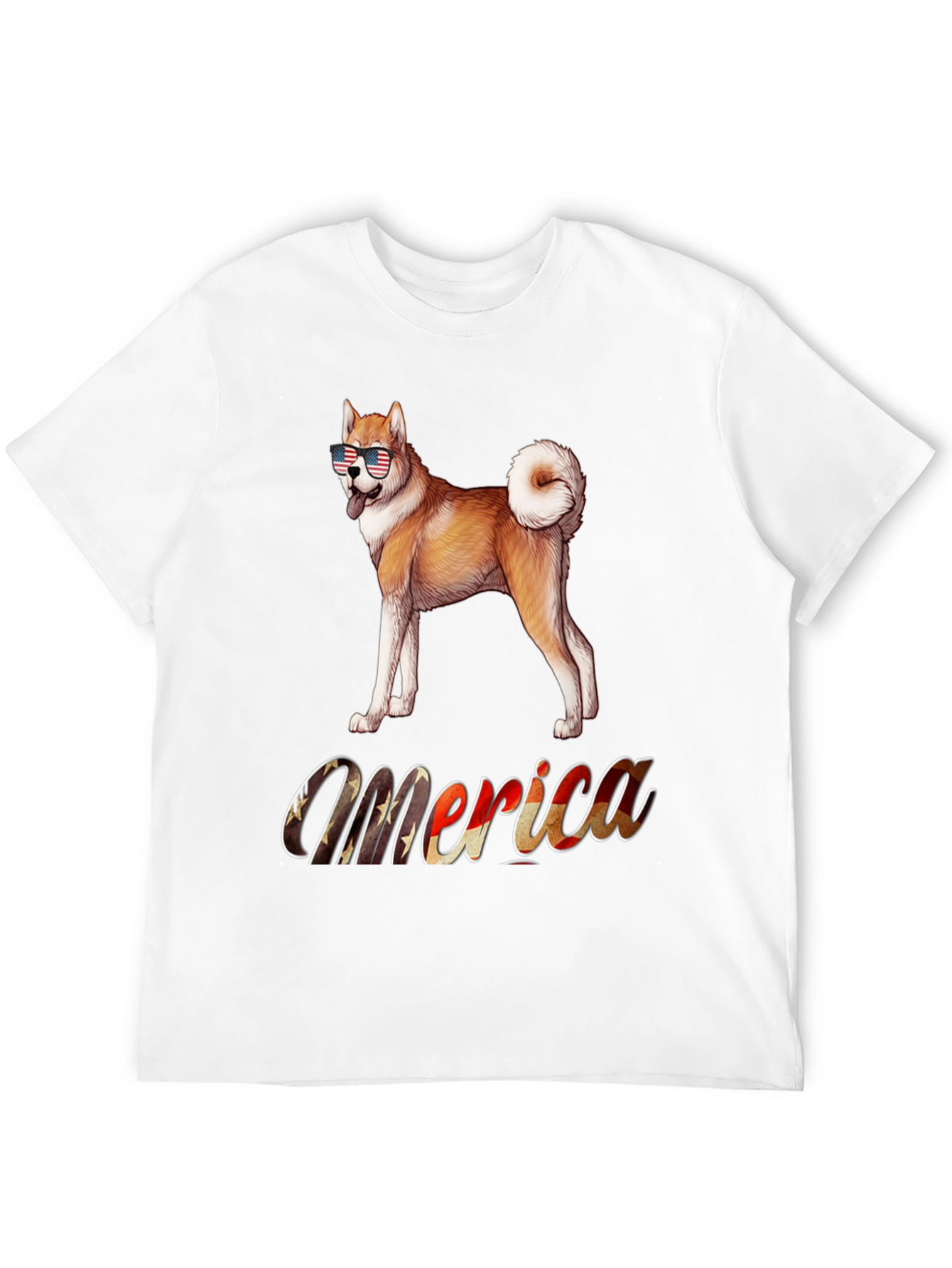 Patriotic Akita Merica T-Shirt