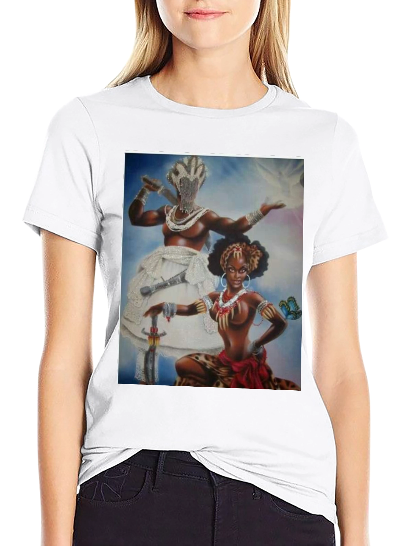 Orisha Oshun Yemoja T-Shirt Afrocentric Goddess Art