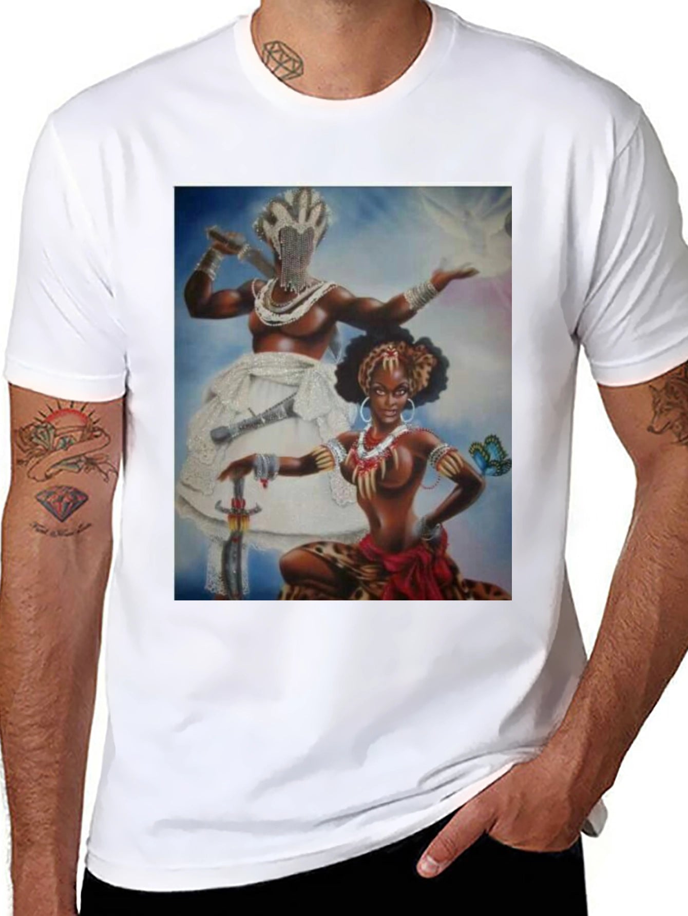 Orisha Oshun Yemoja T-Shirt Afrocentric Goddess Art