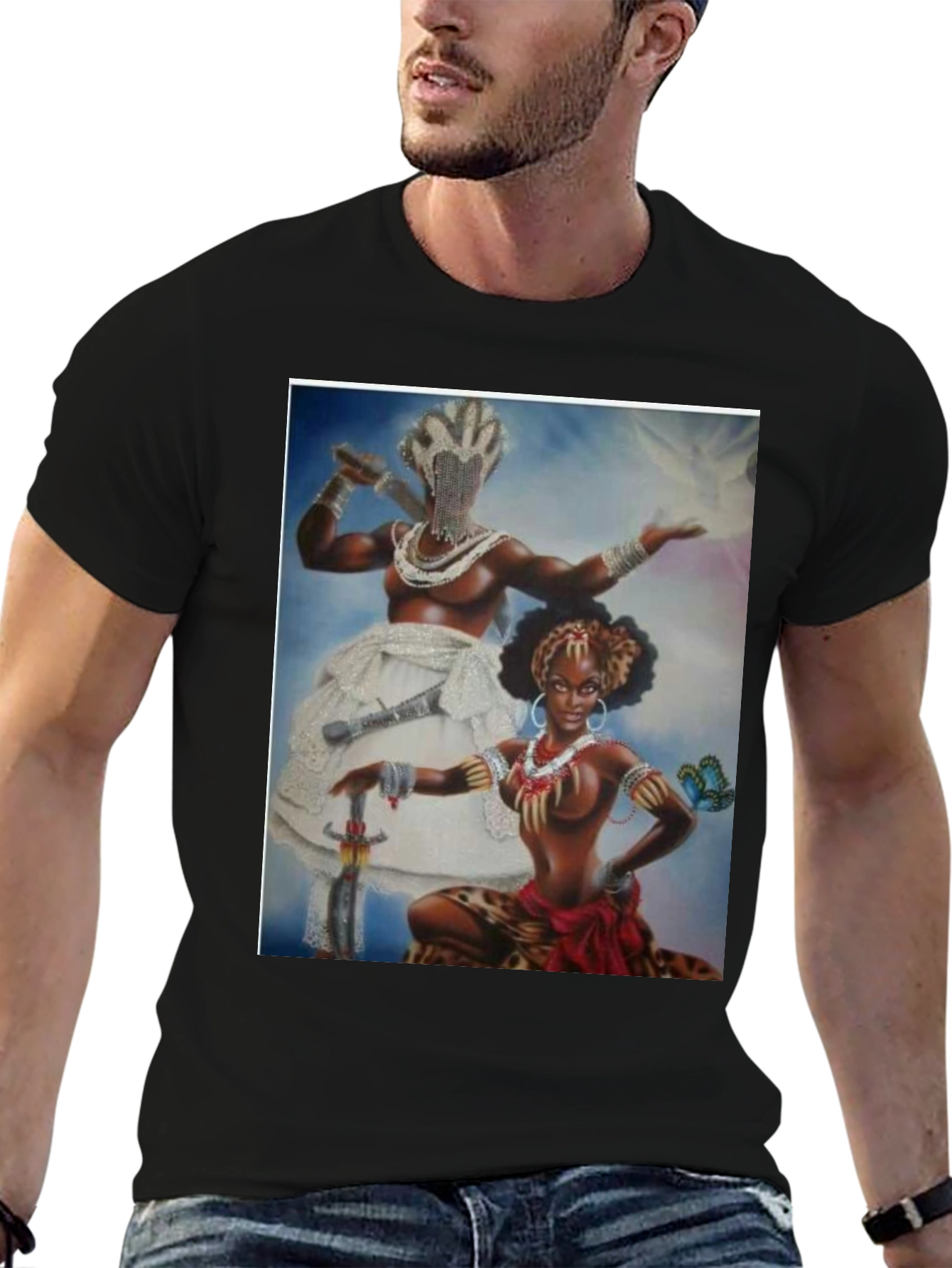 Orisha Oshun Yemoja T-Shirt Afrocentric Goddess Art
