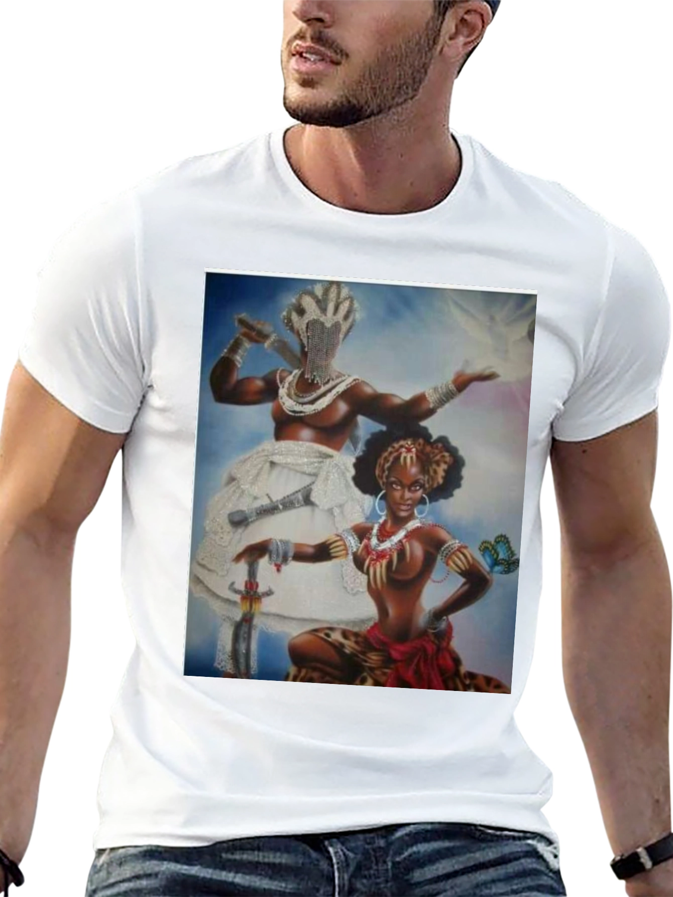 Orisha Oshun Yemoja T-Shirt Afrocentric Goddess Art