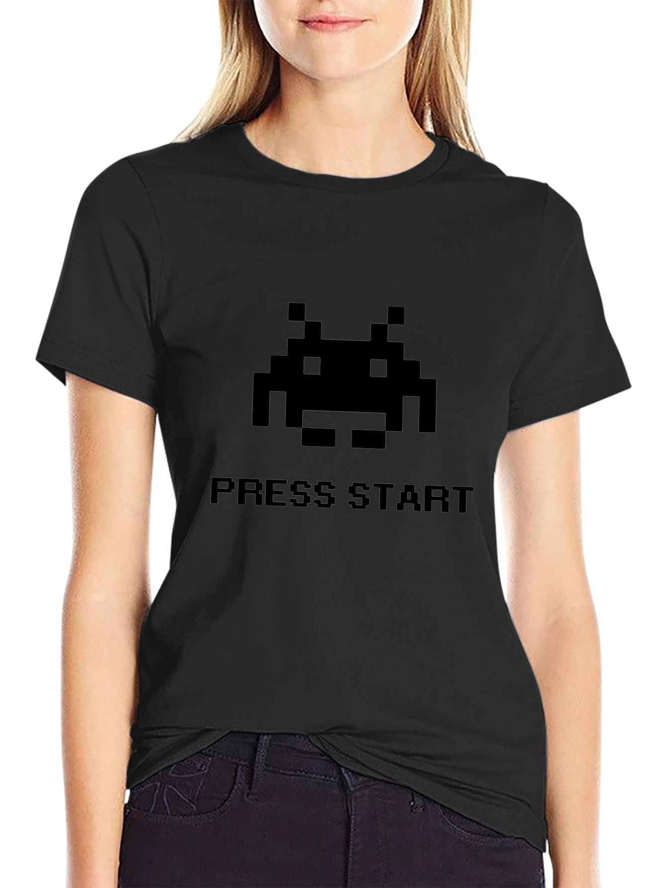 Retro Gamer T-Shirt - Press Start