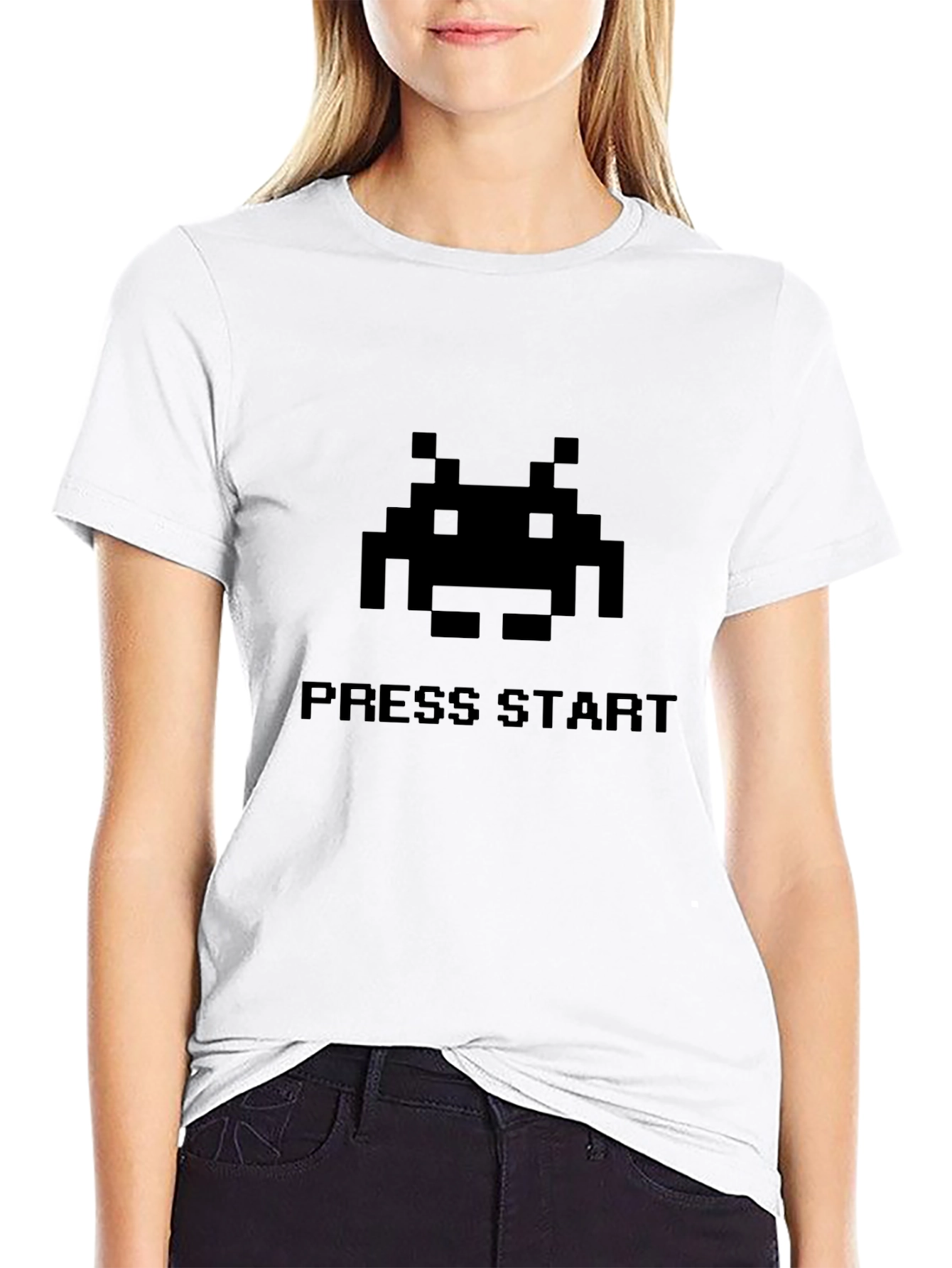 Retro Gamer T-Shirt - Press Start