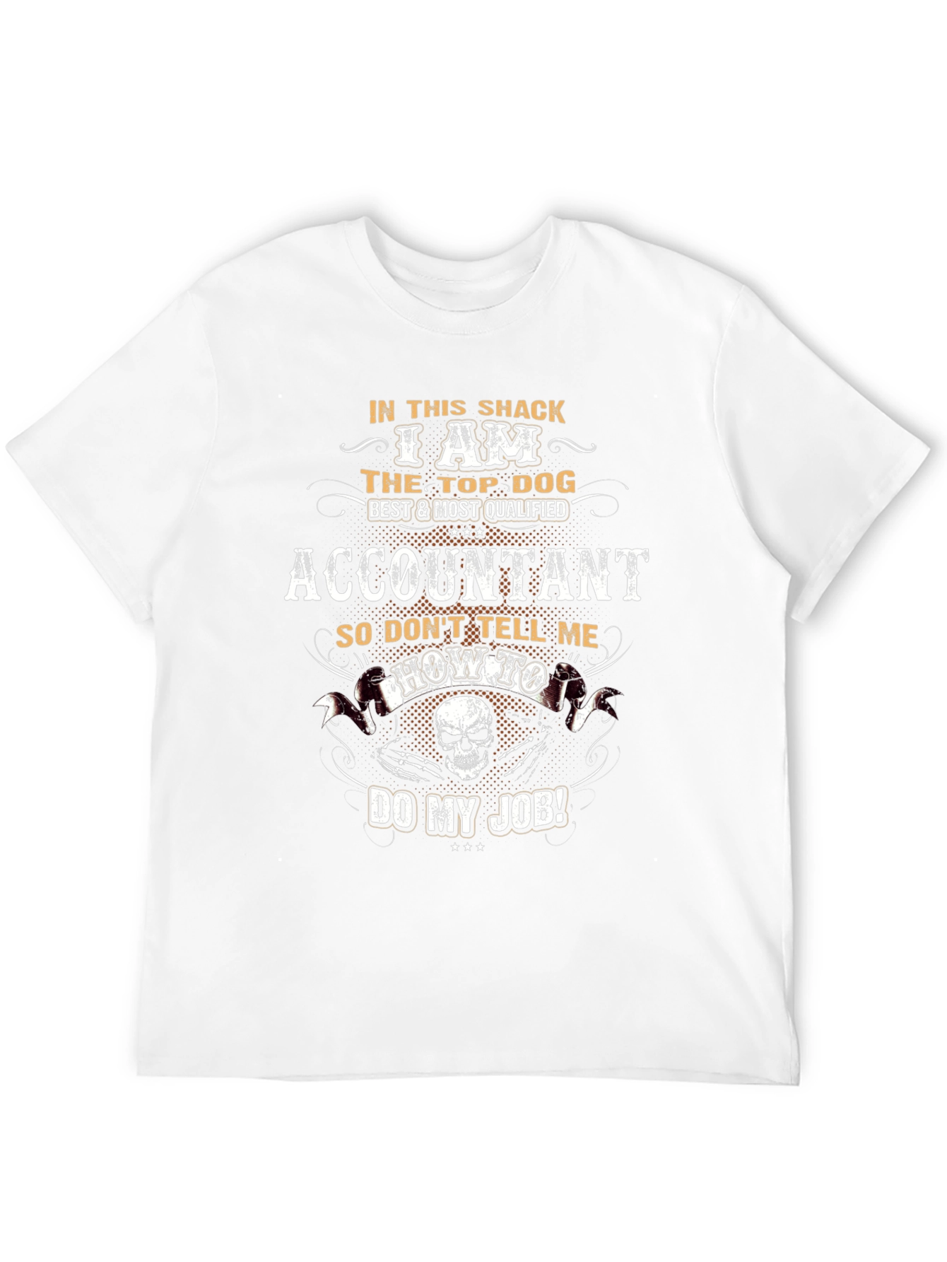 Accountant Top Dog Graphic T-Shirt