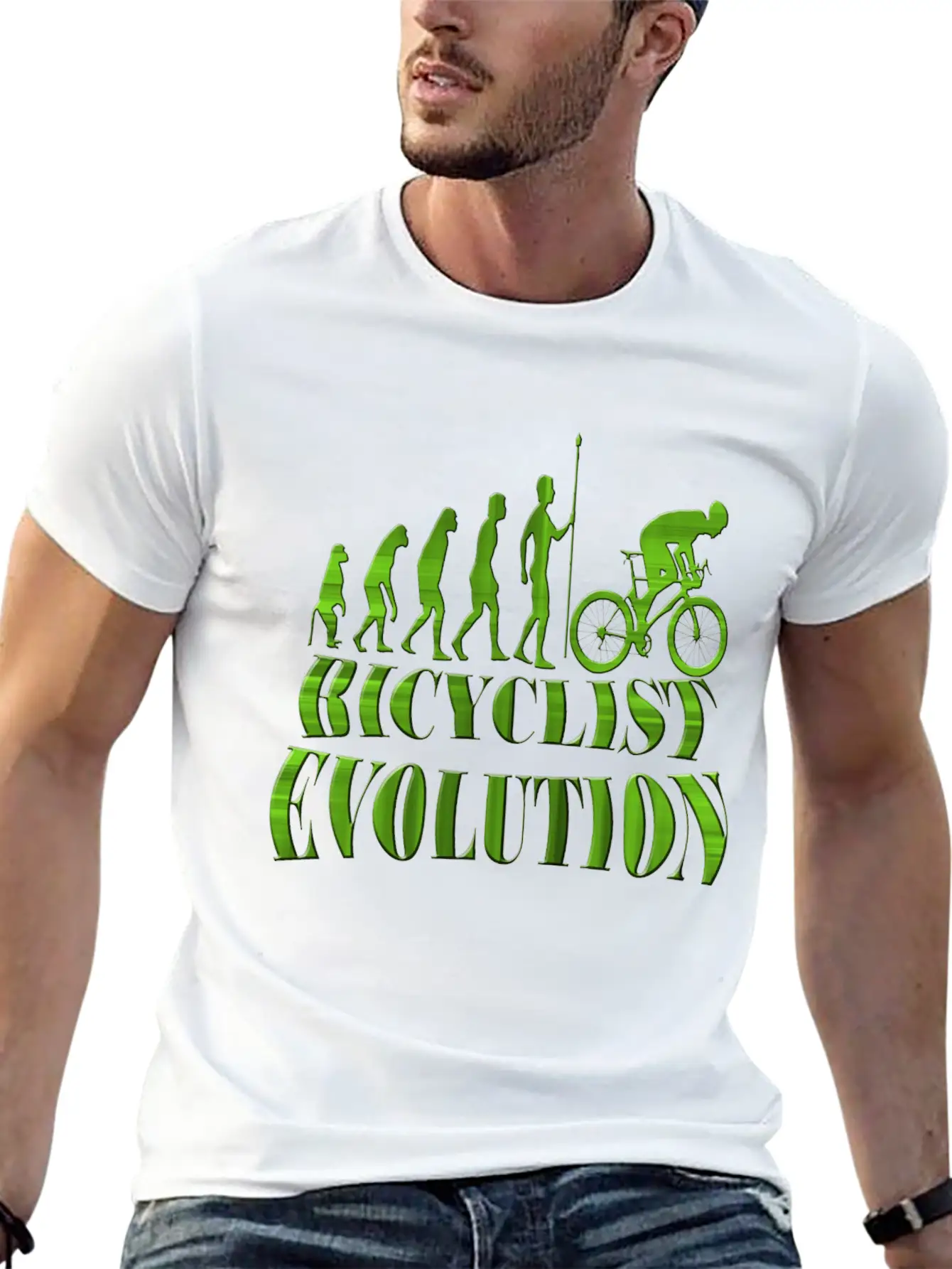 Cycling Unisex Casual T-Shirt – Clean Design For Daily Comfort