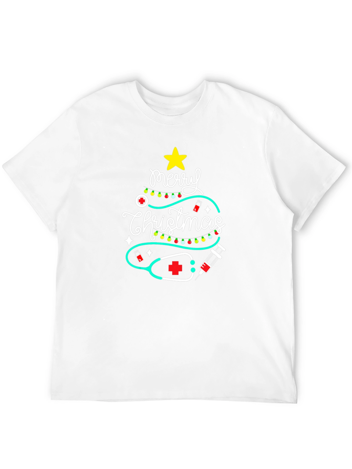 Merry Christmas Nurse T-Shirt Holiday Tee