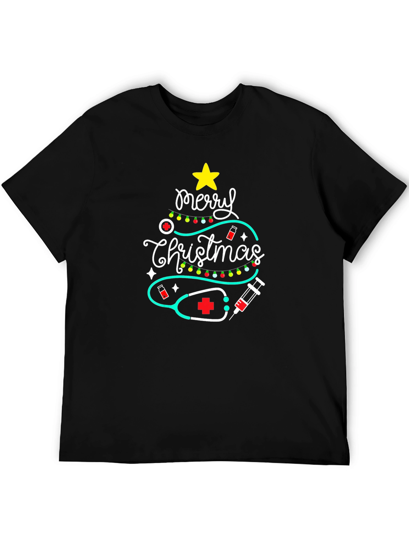 Merry Christmas Nurse T-Shirt Holiday Tee
