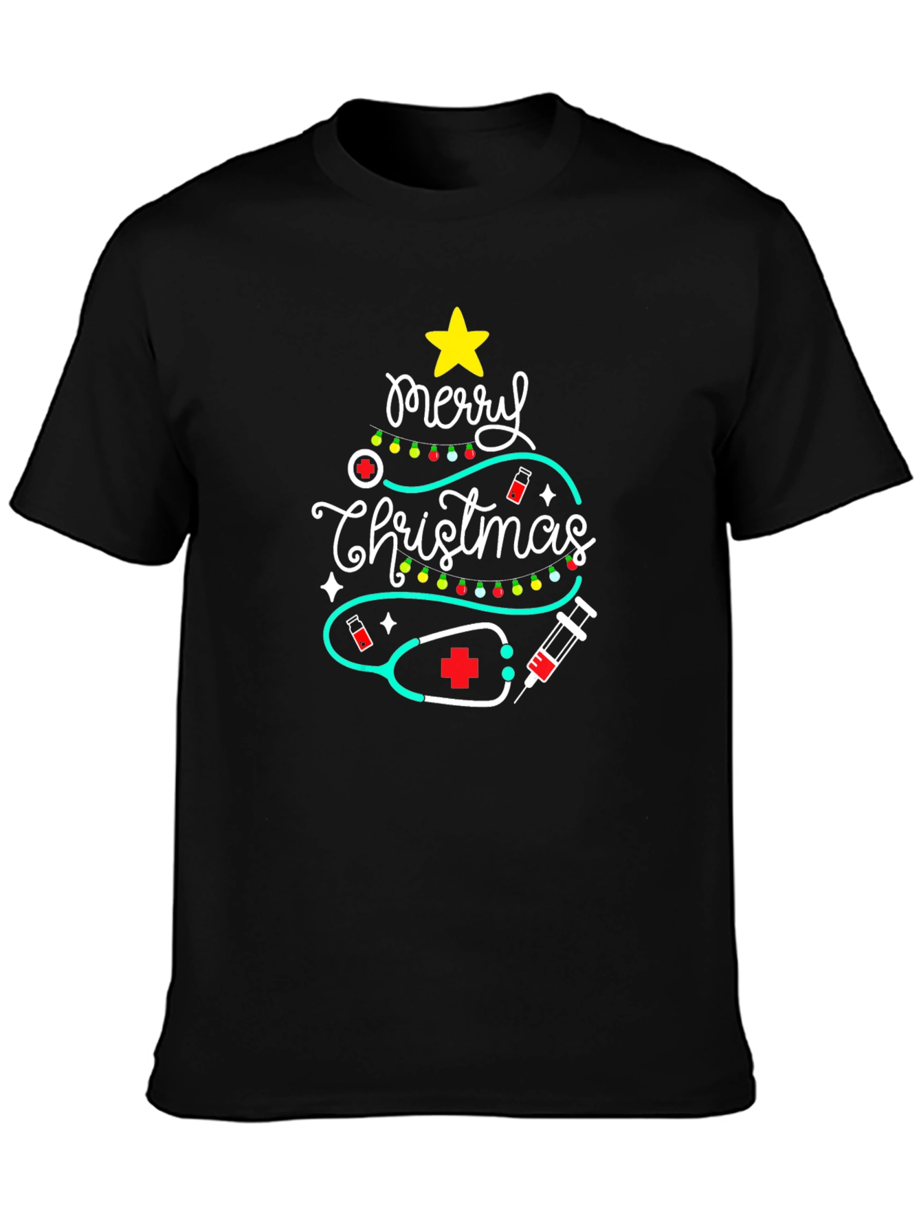 Merry Christmas Nurse T-Shirt Holiday Tee