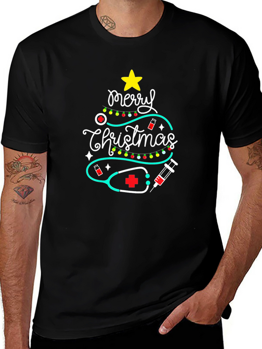 Merry Christmas Nurse T-Shirt Holiday Tee