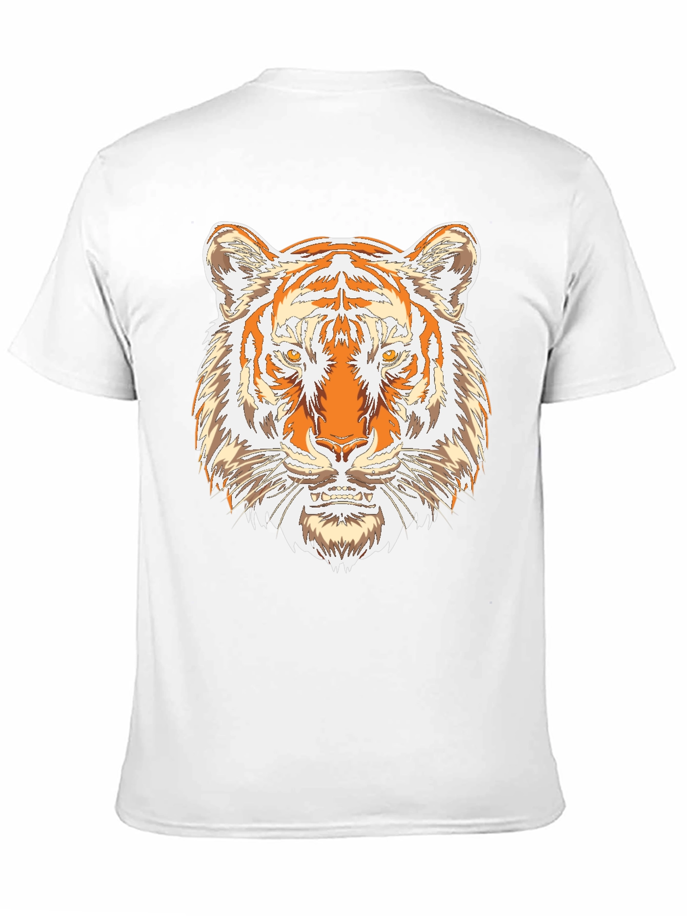 Tiger Graphic Print Black T-Shirt