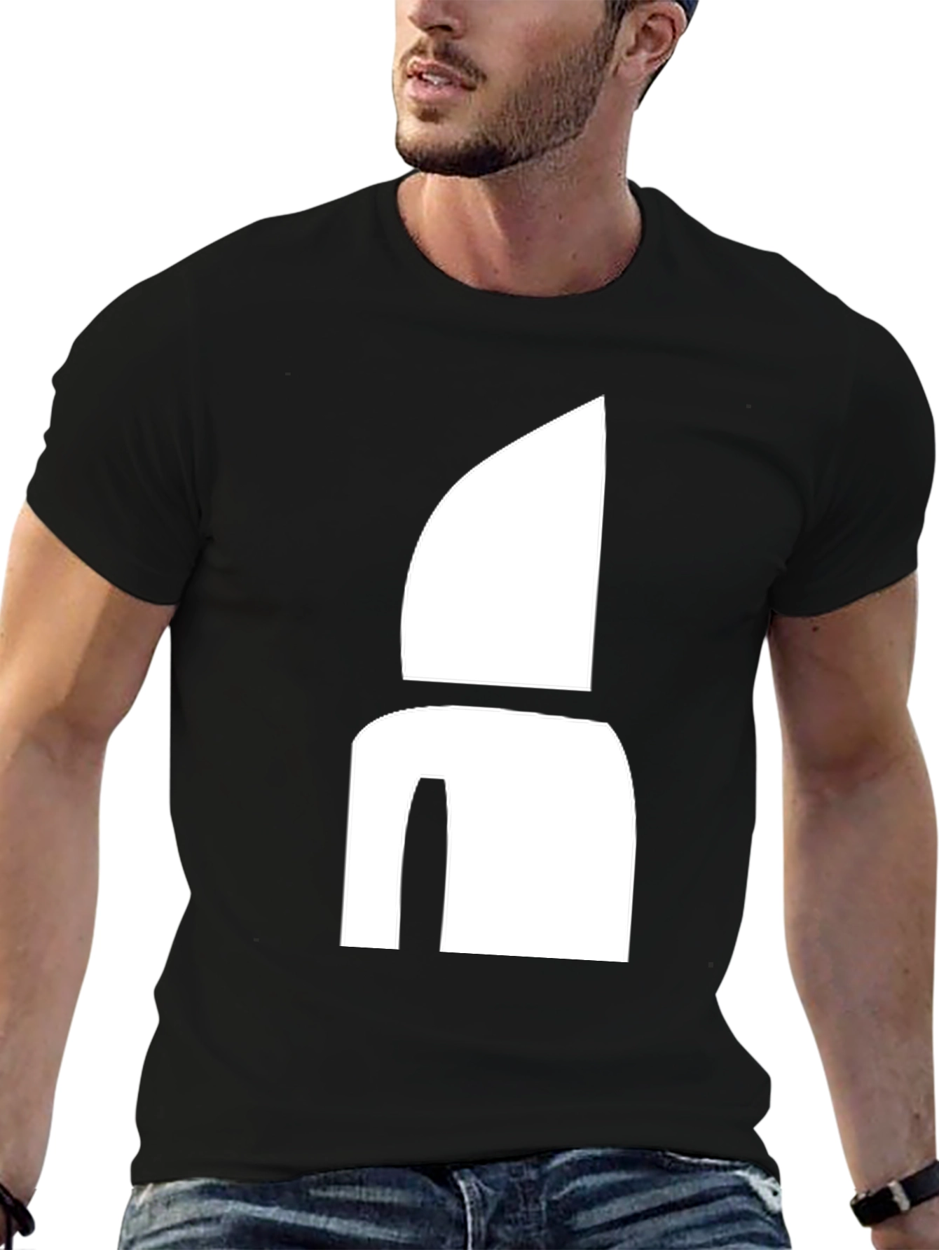 Abstract Graphic Tee - Modern Minimalist Design