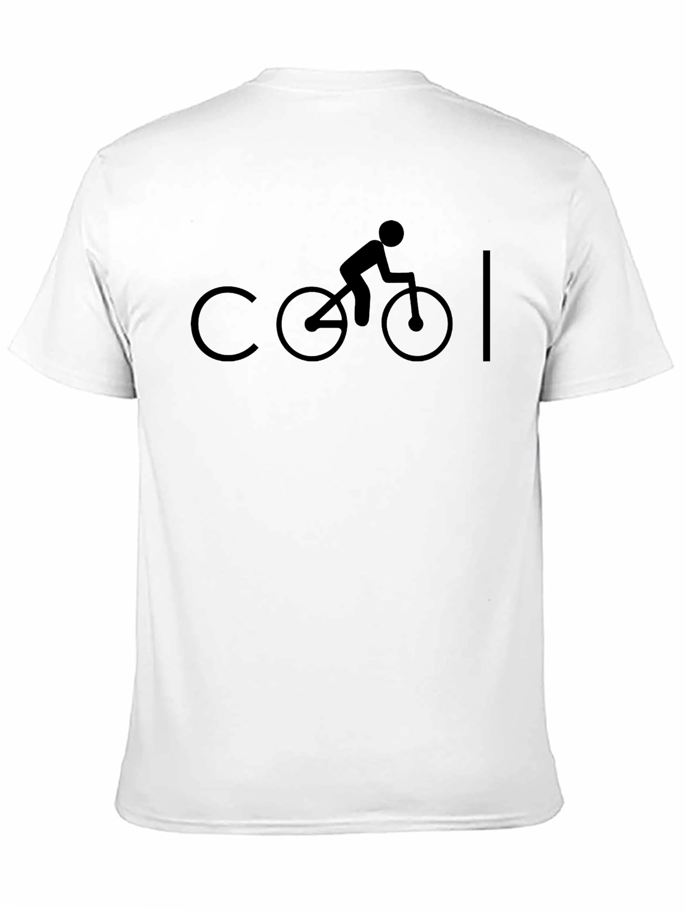 Cool Cyclist Graphic T-Shirt - Black
