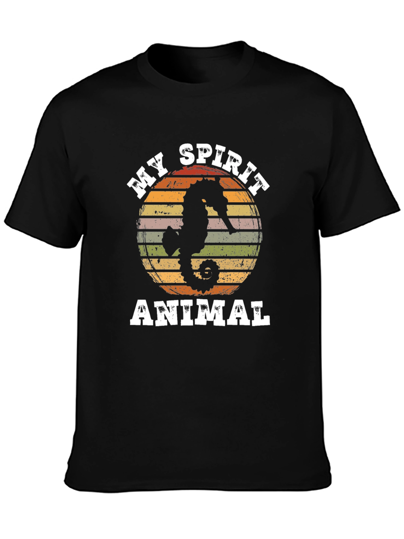 Seahorse Spirit Animal Graphic Tee