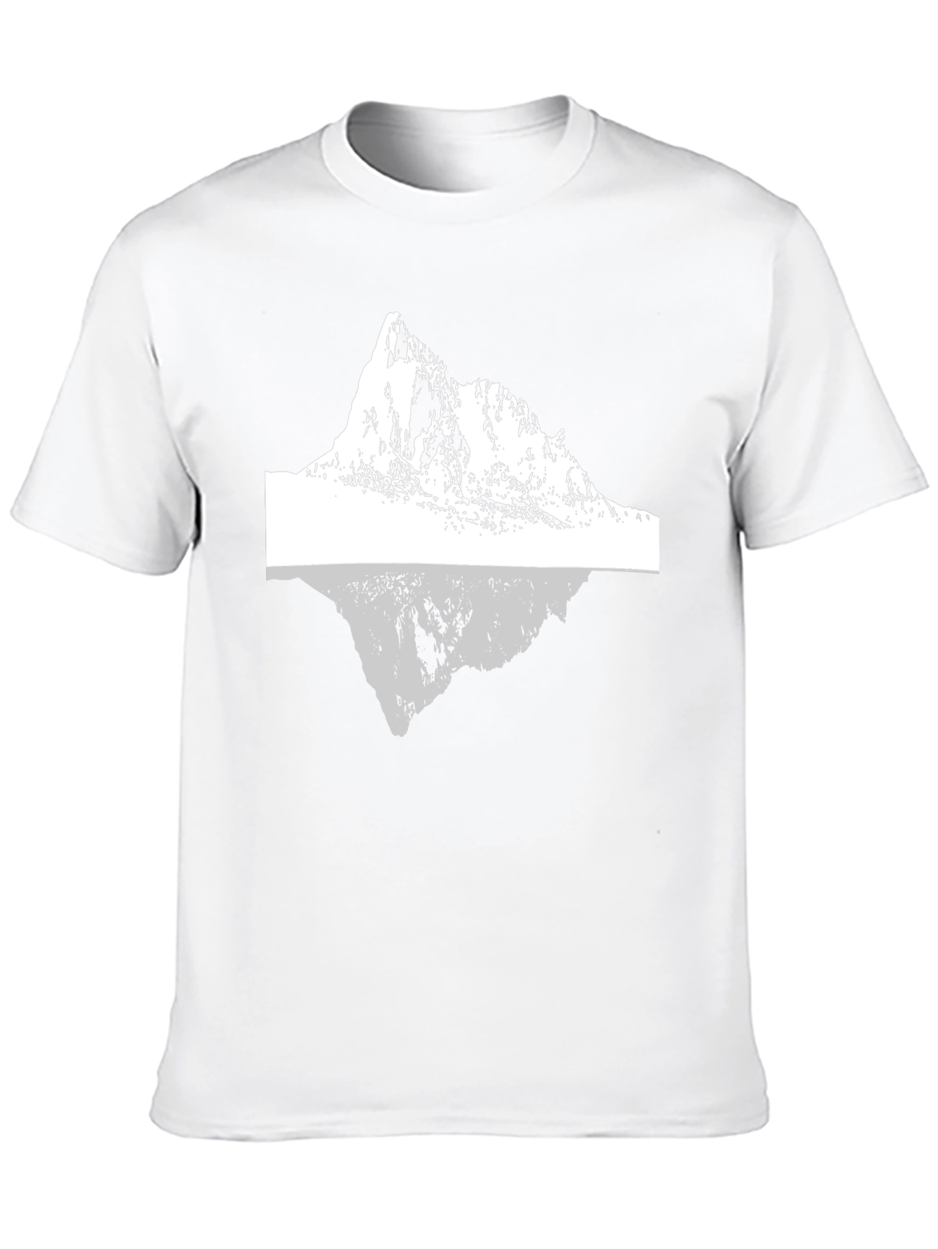 Mountain Reflection Graphic Tee - Black