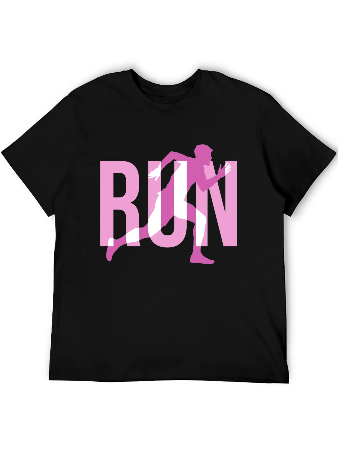 Run Graphic Black T-Shirt