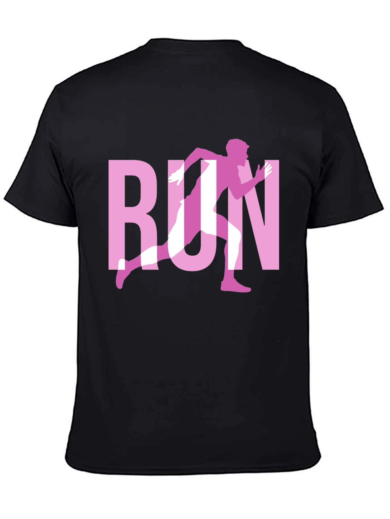 Run Graphic Black T-Shirt