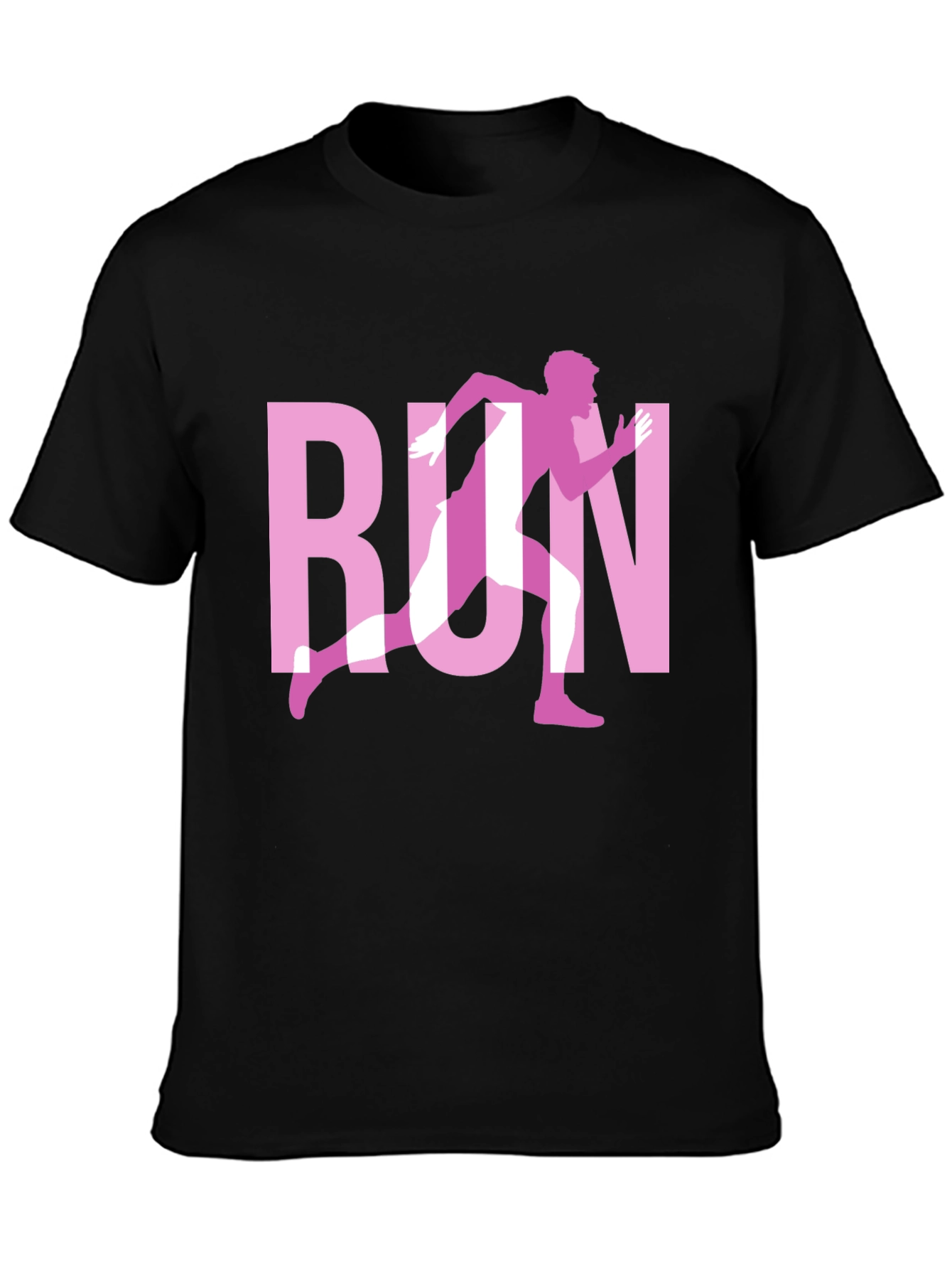 Run Graphic Black T-Shirt